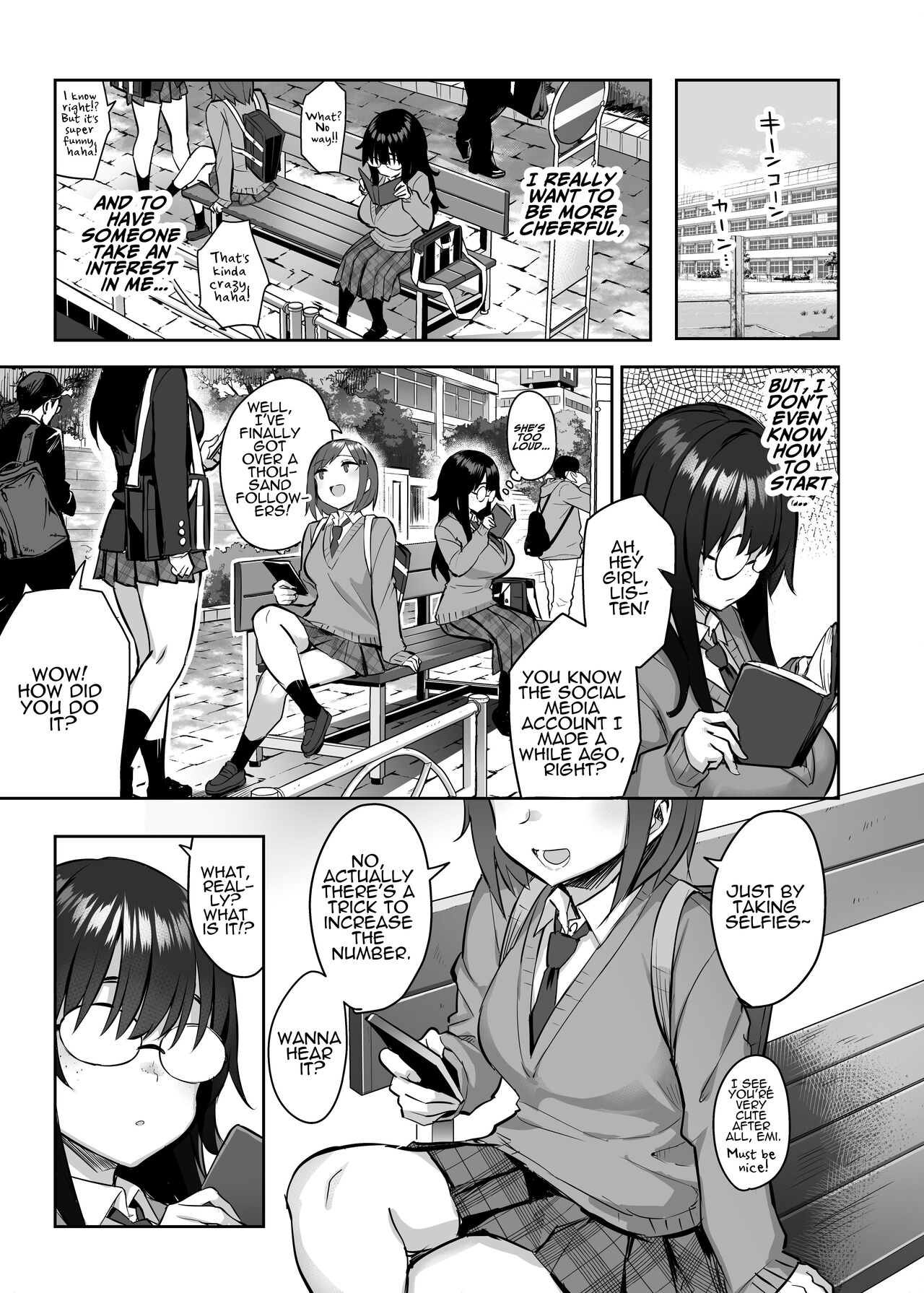My Younger Sister Who Was a Book Worm Turned Into a Slut With Big Tits, so I…! [Ichinomiya Yuu] - Chapter — Page 4