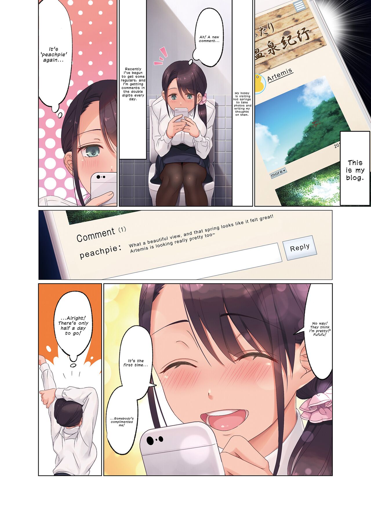 Addicted to Taking Social Media Selfies. Fucking an Office Lady Blogger [Mafuyu HEMP] - Chapter 1 — Page 5