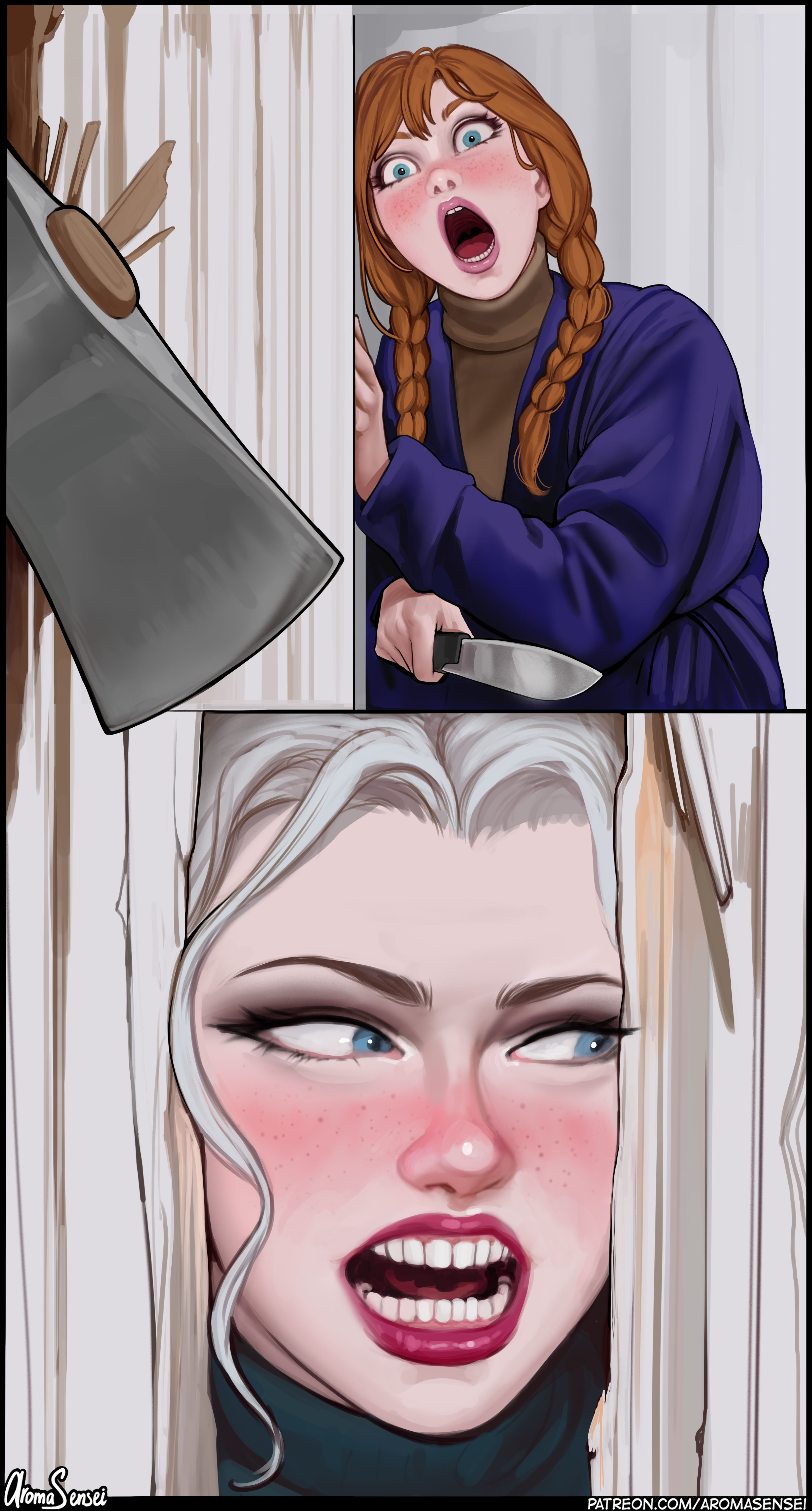 Shining of Elsa (Frozen) [Aroma Sensei] - Chapter 1.1 — Page 69