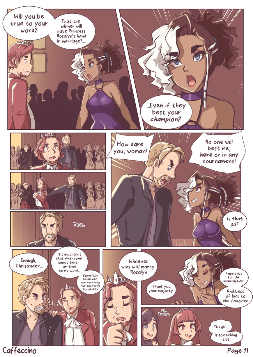 The Gallant Paladin [Caffeccino , SlipShine] - Chapter 1 — Page 12