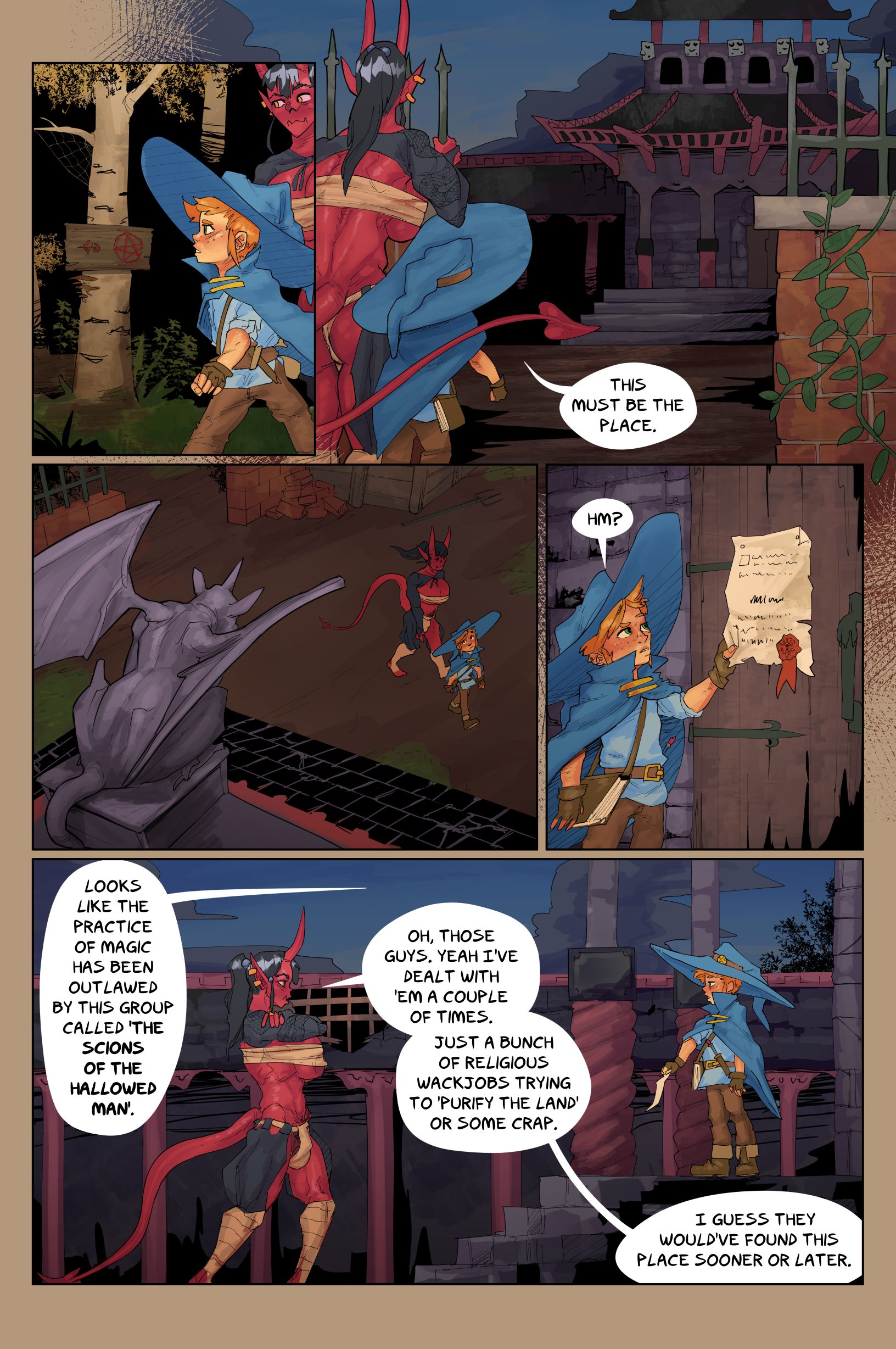 A Boy and His Familiar [Brkn Pncl | Pencil] - Chapter 3 — Page 5