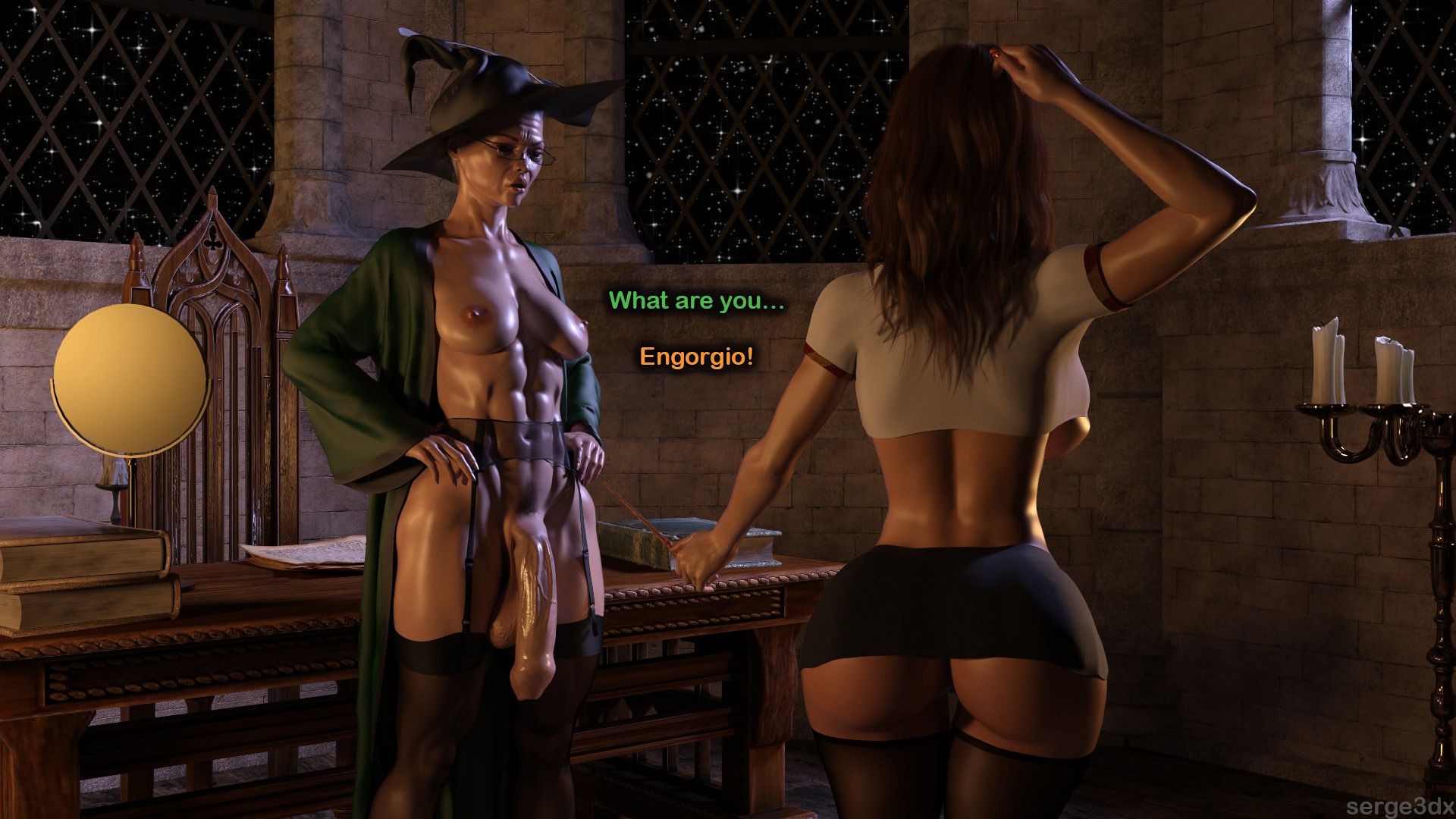 Hermione Granger and the Professor’s Wand (Harry Potter) [Serge3DX] - Chapter 1 — Page 121