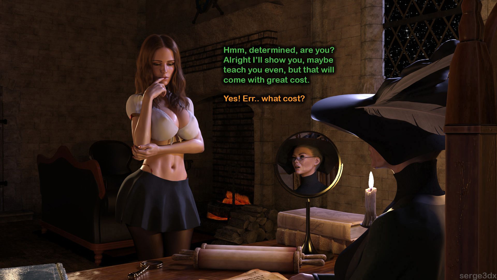 Hermione Granger and the Professor’s Wand (Harry Potter) [Serge3DX] - Chapter 1 — Page 15