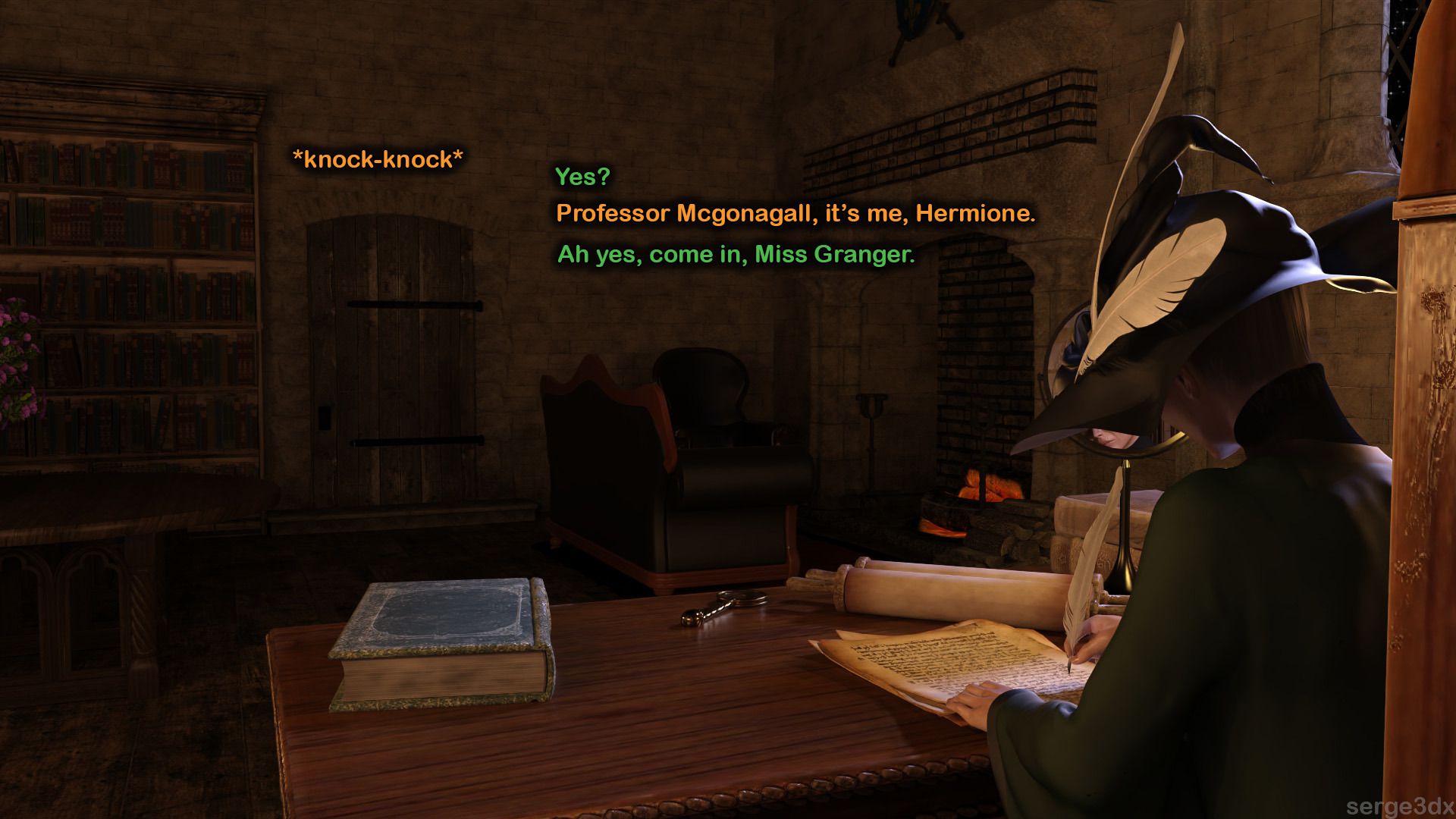 Hermione Granger and the Professor’s Wand (Harry Potter) [Serge3DX] - Chapter 1 — Page 5