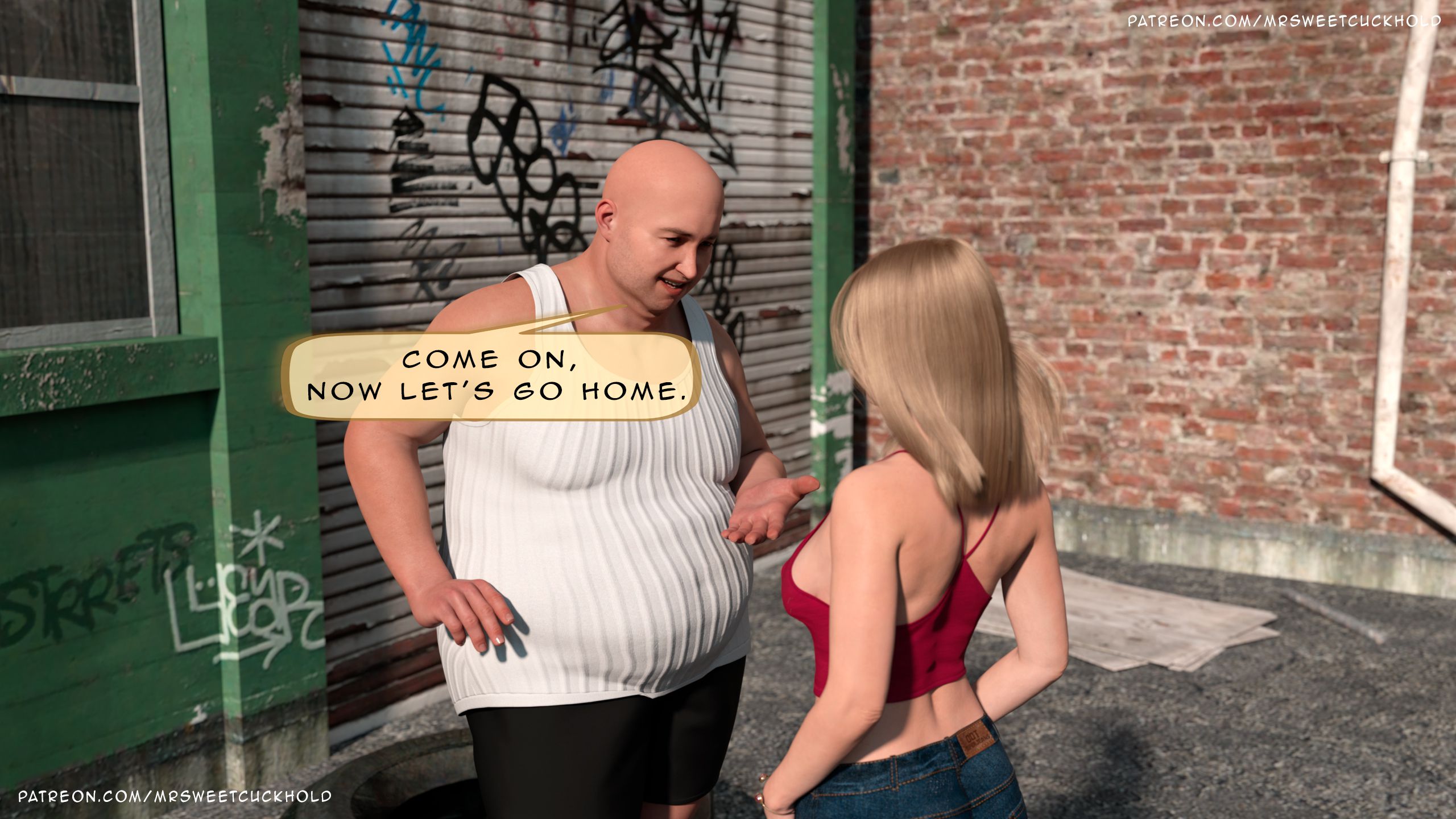 Your wife will be my personal property [Mr.SweetCuckhold] - Chapter 3 — Page 107