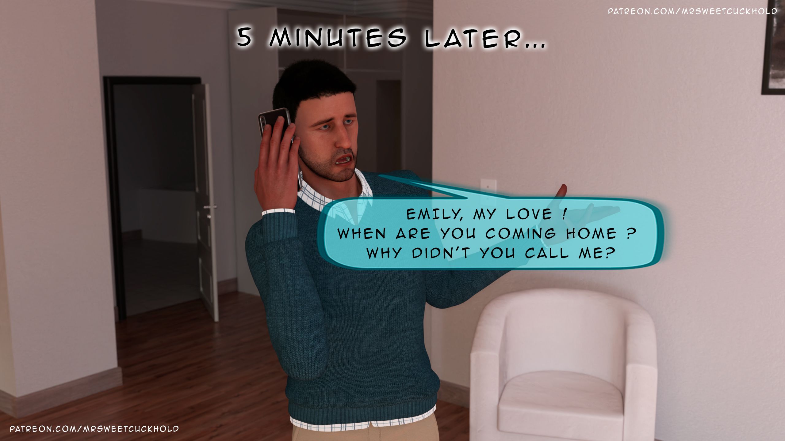 Your wife will be my personal property [Mr.SweetCuckhold] - Chapter 3 — Page 126