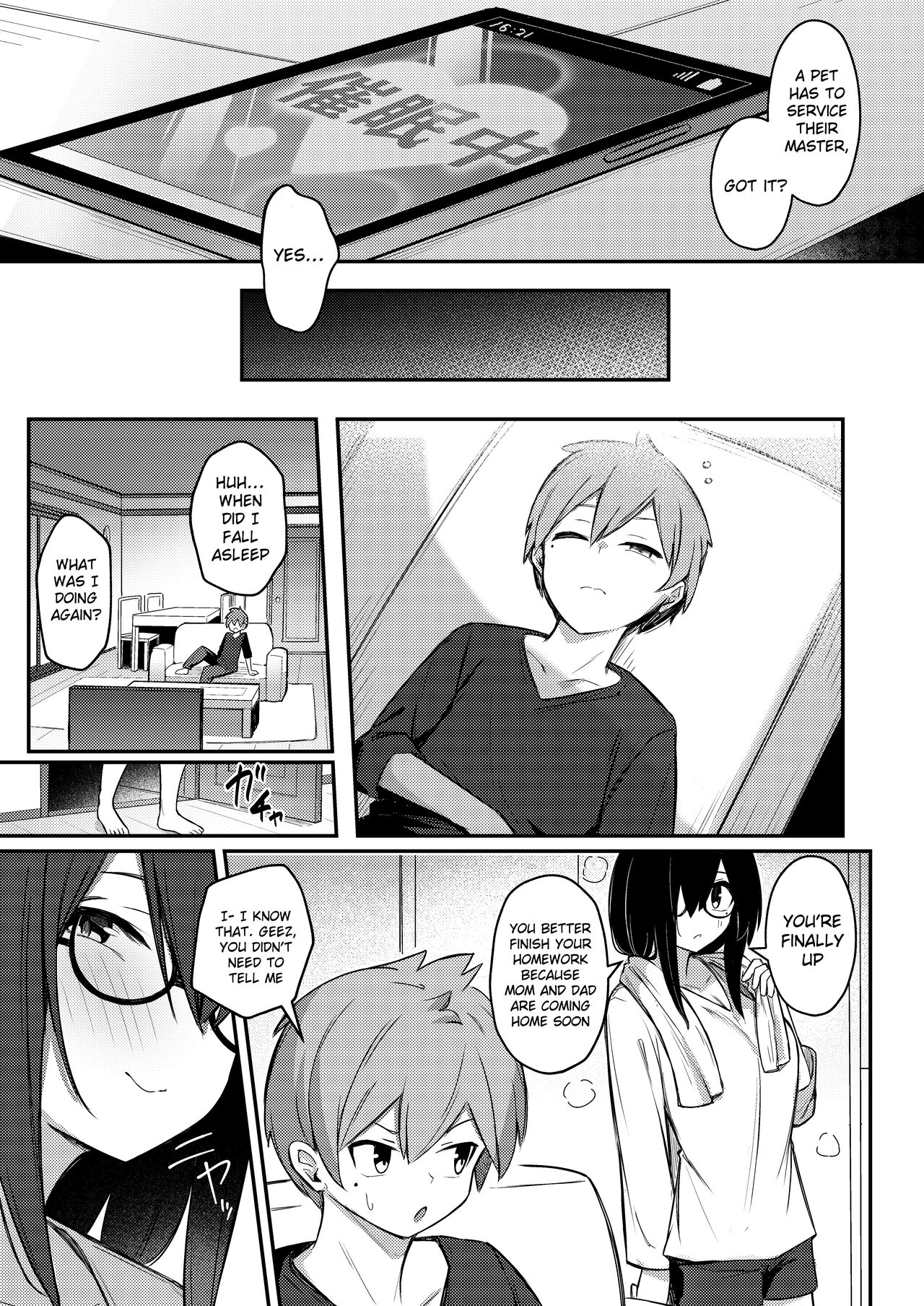 A sister with dark big breasts wants to sleep with her brother’s cock even if she is hypnotized [Borusiti] - Chapter 1 — Page 18