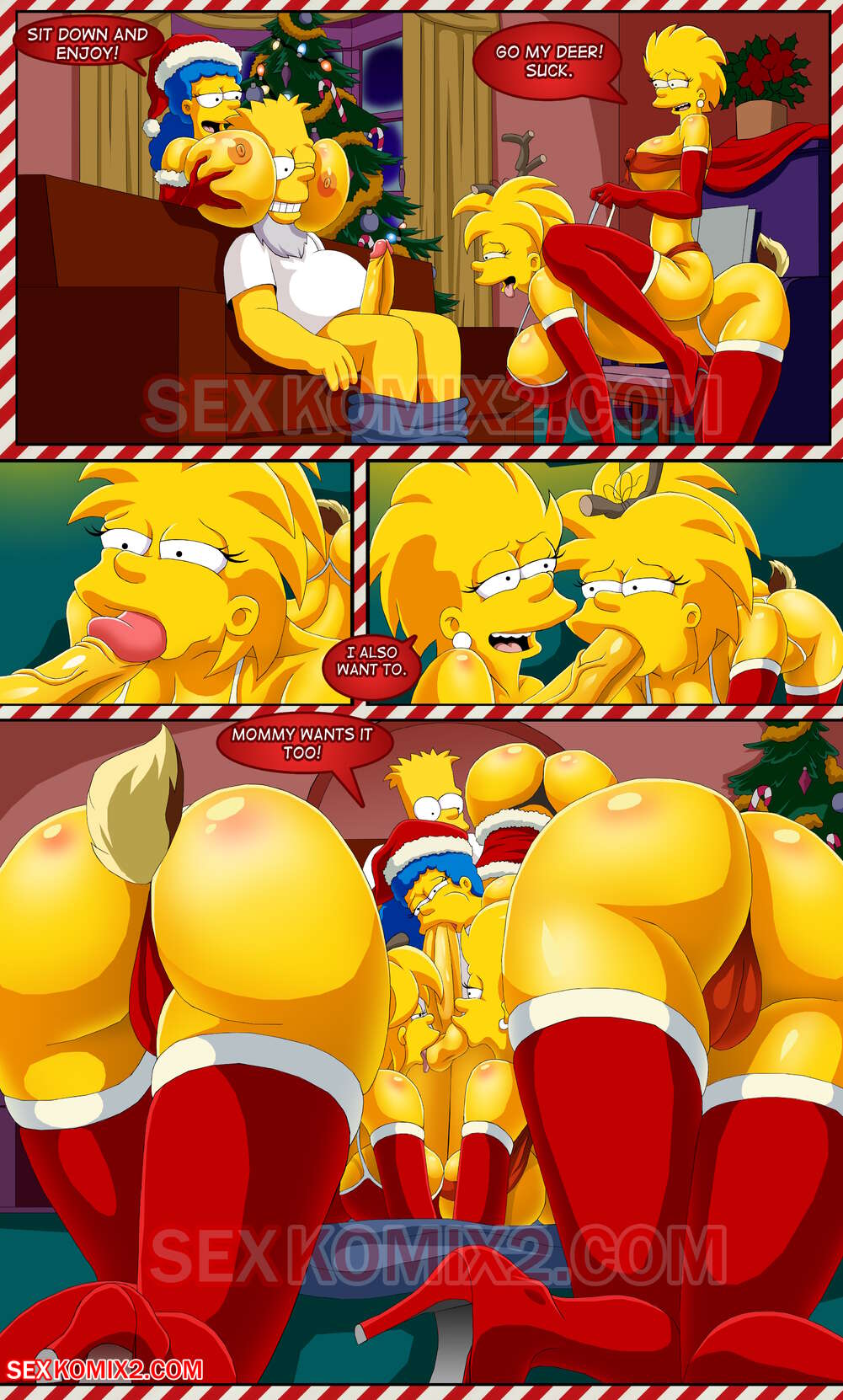 Christmas Miracle (The Simpsons) [SexKomix] - Chapter 1 — Page 5