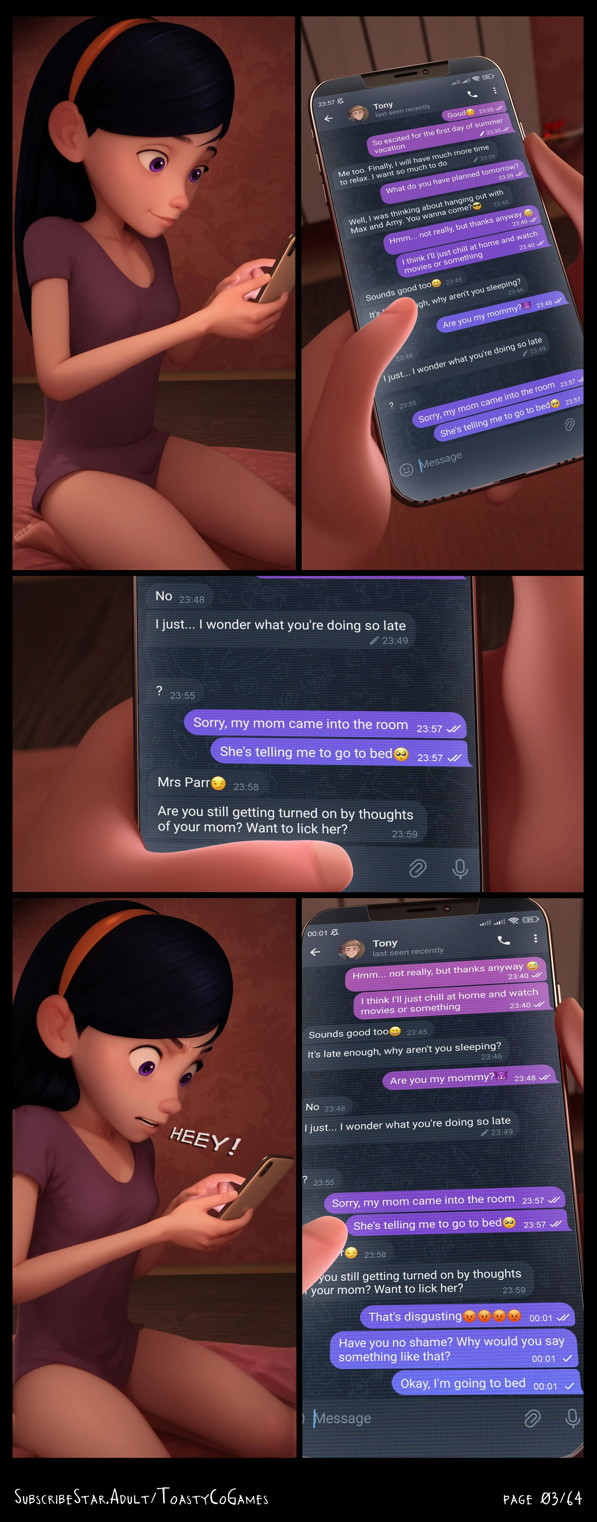 Incredible Desire (The Incredibles) [ToastyCoGames] - Chapter 4 — Page 195