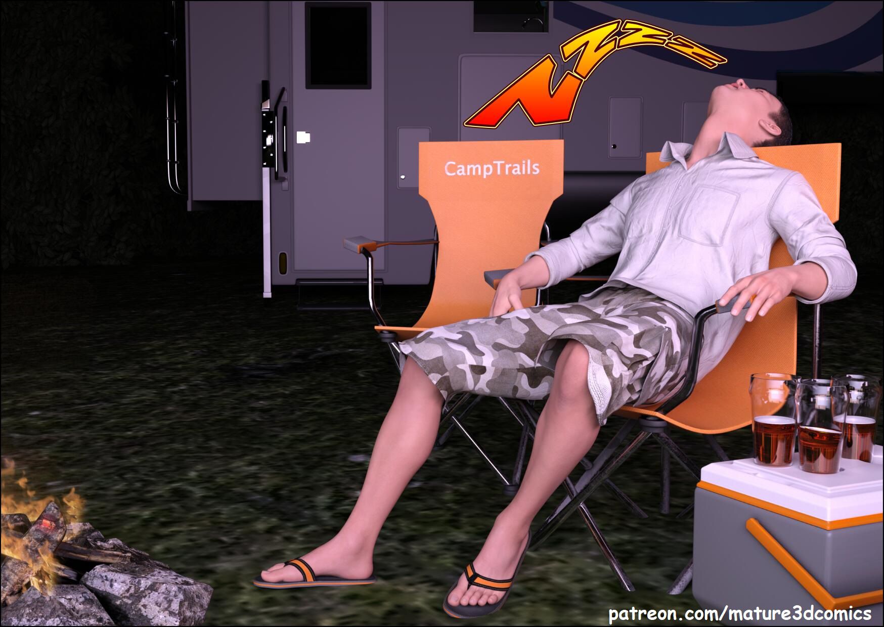 Camp Trail [Mature3DComics] - Chapter 1 — Page 32