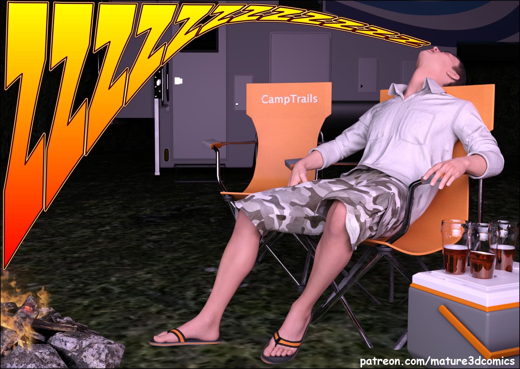 Camp Trail [Mature3DComics] - Chapter 1 — Page 48