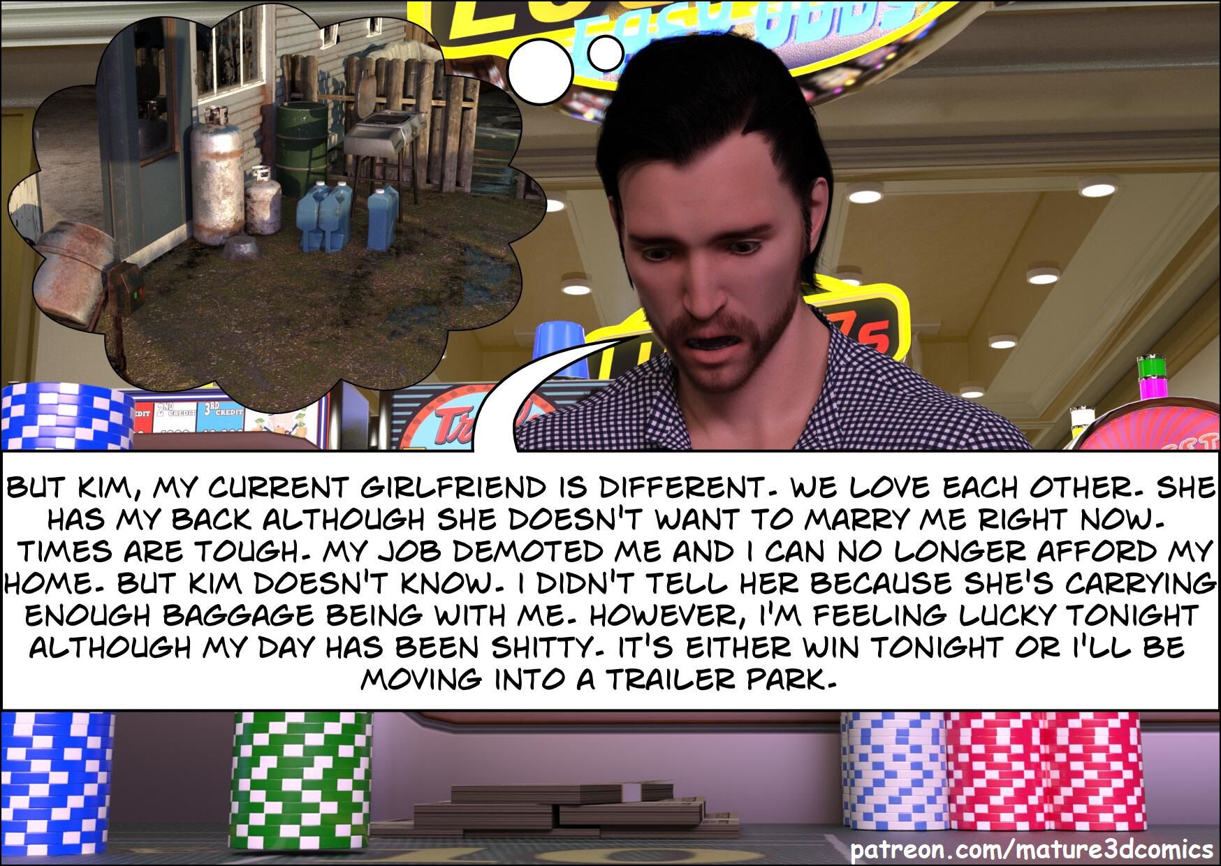 The Gamble [Mature3DComics] - Chapter 1 — Page 13