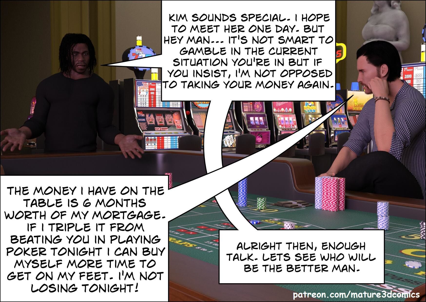 The Gamble [Mature3DComics] - Chapter 1 — Page 14