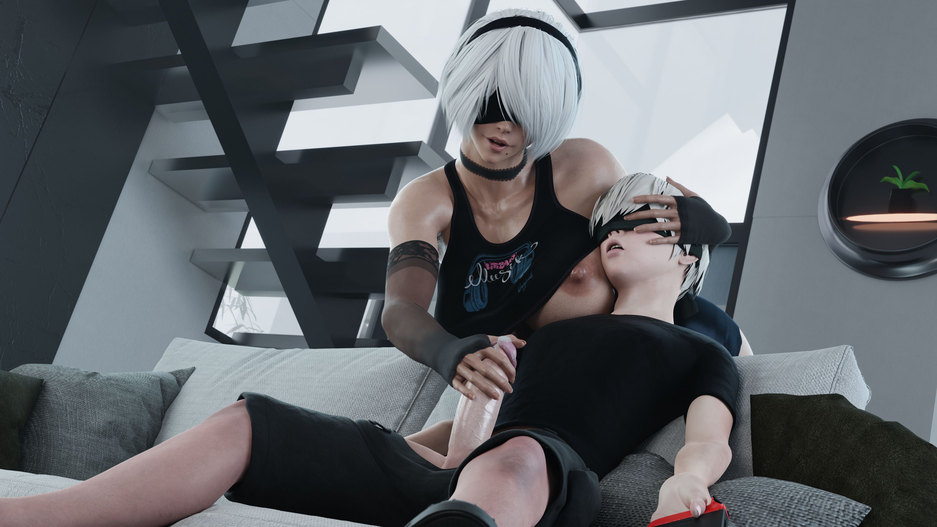 2B (Nier Automata) [PervertMuffinMajima] - Chapter 2 — Page 7