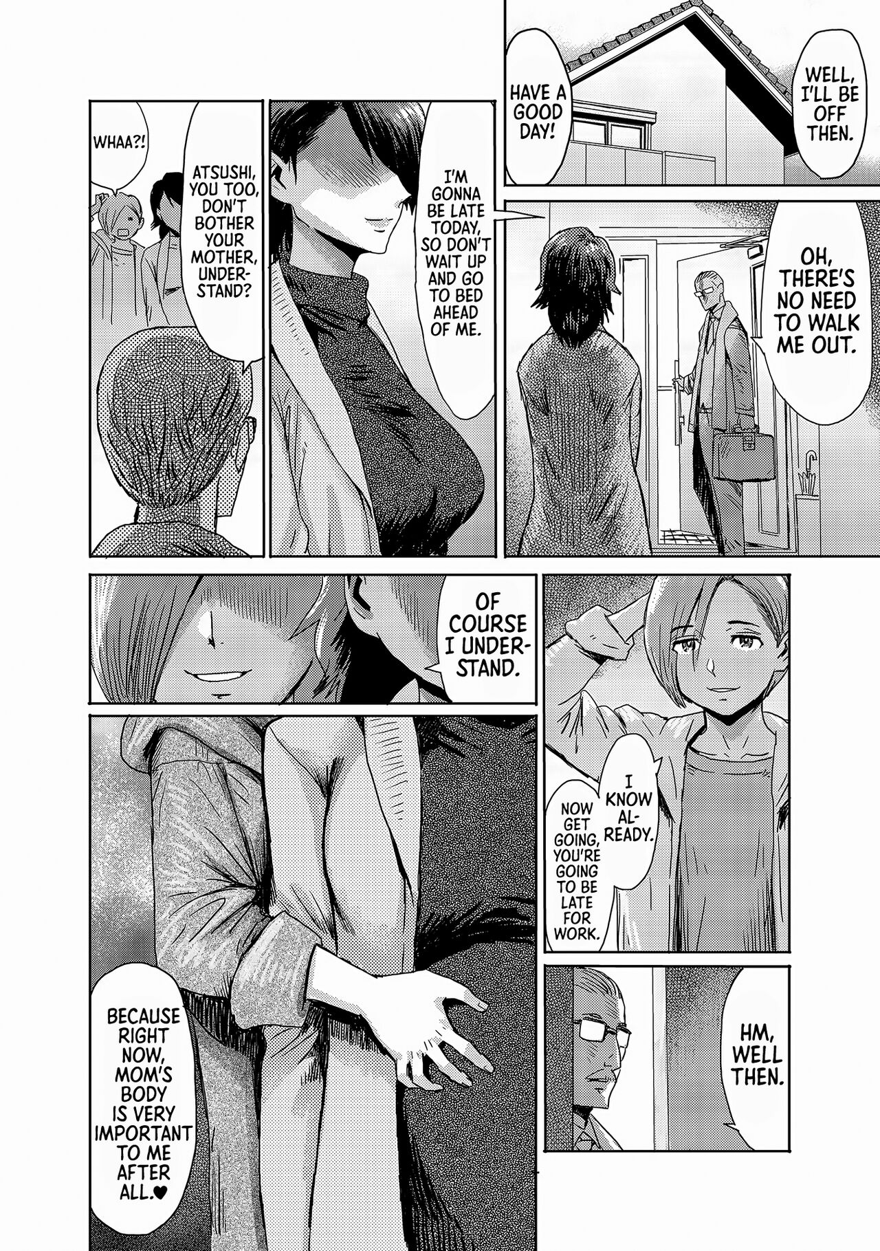 Stepmother Turns into My Bitch in the Darkness of the Night [Kuroiwa Menou] - Chapter 1 — Page 51