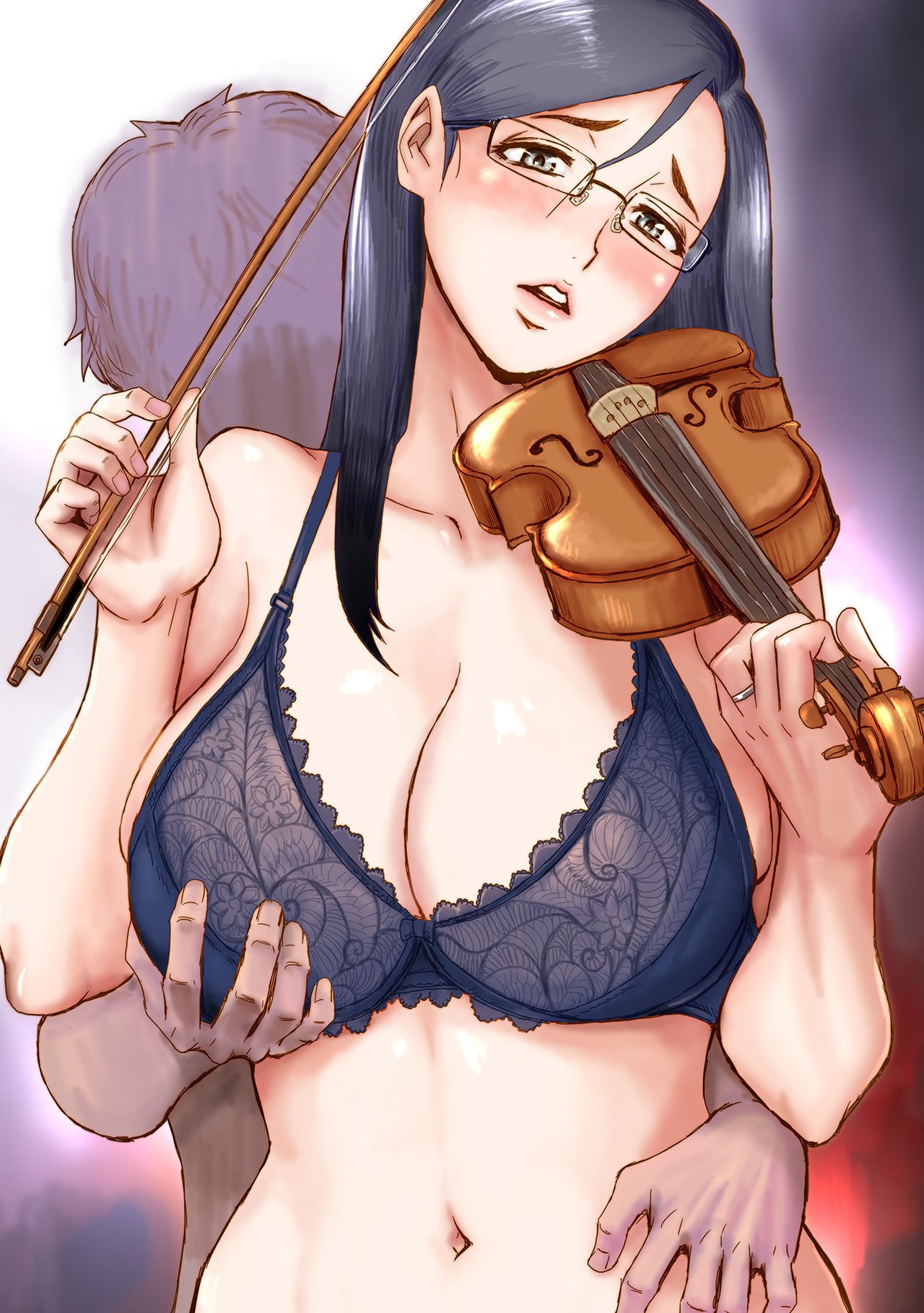 Stepmother Turns into My Bitch in the Darkness of the Night [Kuroiwa Menou] - Chapter 1 — Page 54