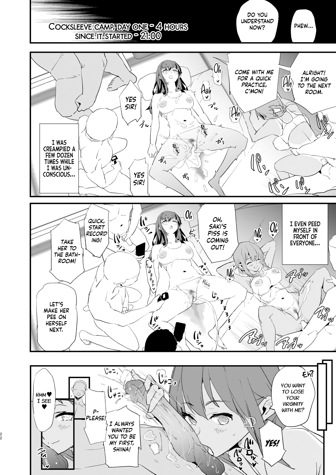 The Cock Sleeve Camp [Dokurosan] - Chapter 3 — Page 22