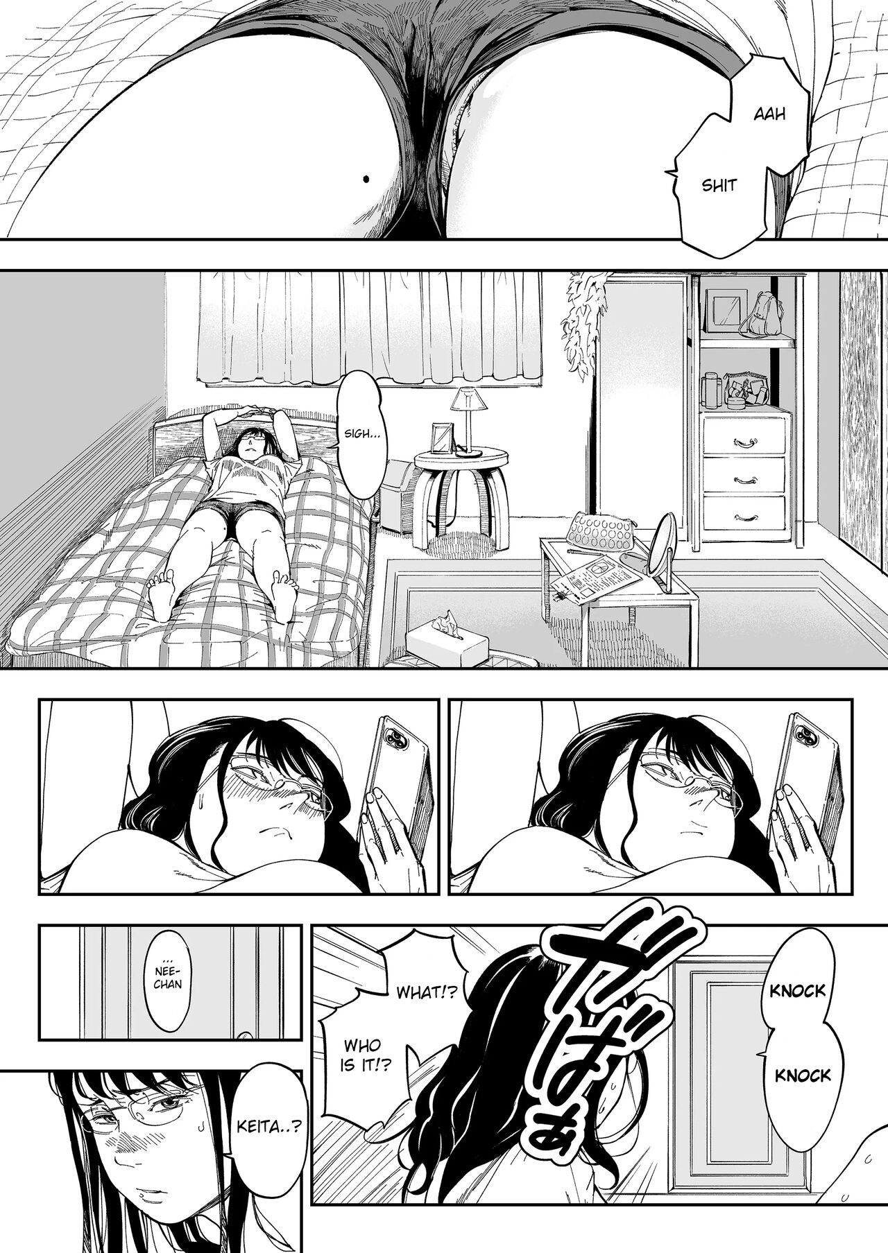 Aneki no Ero Aka Mitsuketara [Ruriiro Sugar] - Chapter 1 — Page 9