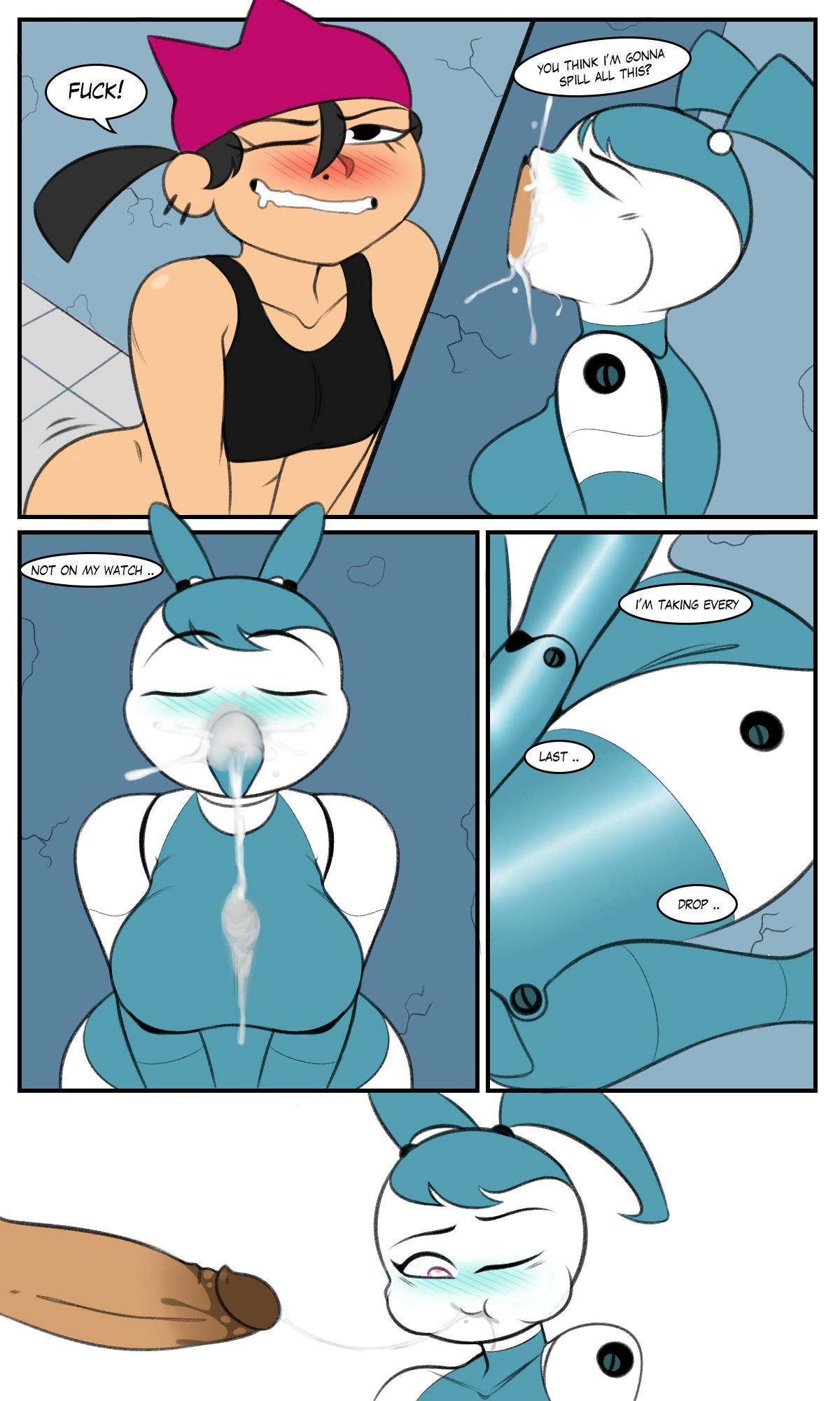 XJ-9 and the Glory Hole (My Life As A Teenage Robot) [Zetaskully] - Chapter 1 — Page 5