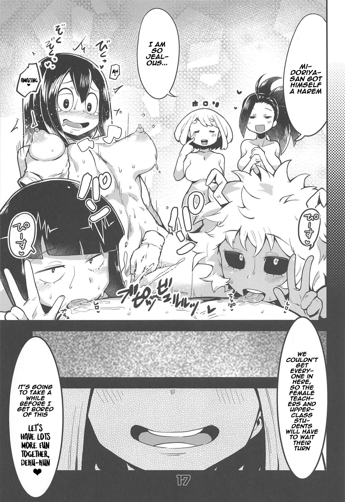 Boku to Nottori Villain Nakademia (Boku no Hero Academia) [Kon-Kit, R-One] - Chapter 1 — Page 16