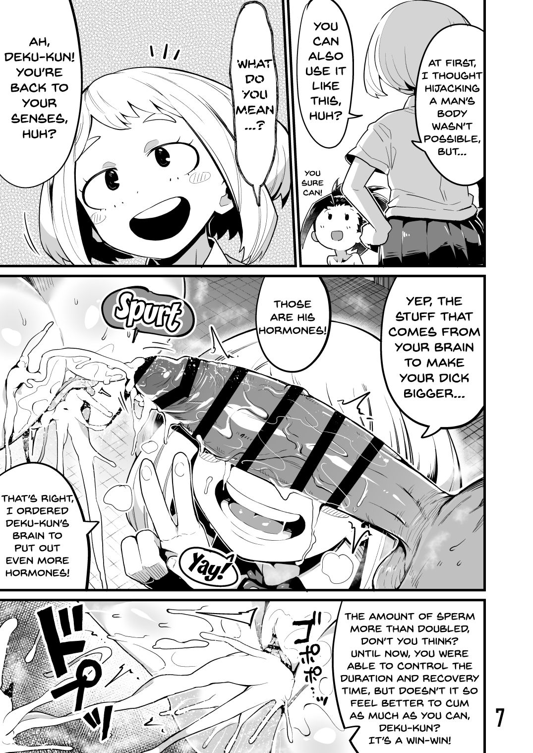 Boku to Nottori Villain Nakademia (Boku no Hero Academia) [Kon-Kit, R-One] - Chapter 3 — Page 6