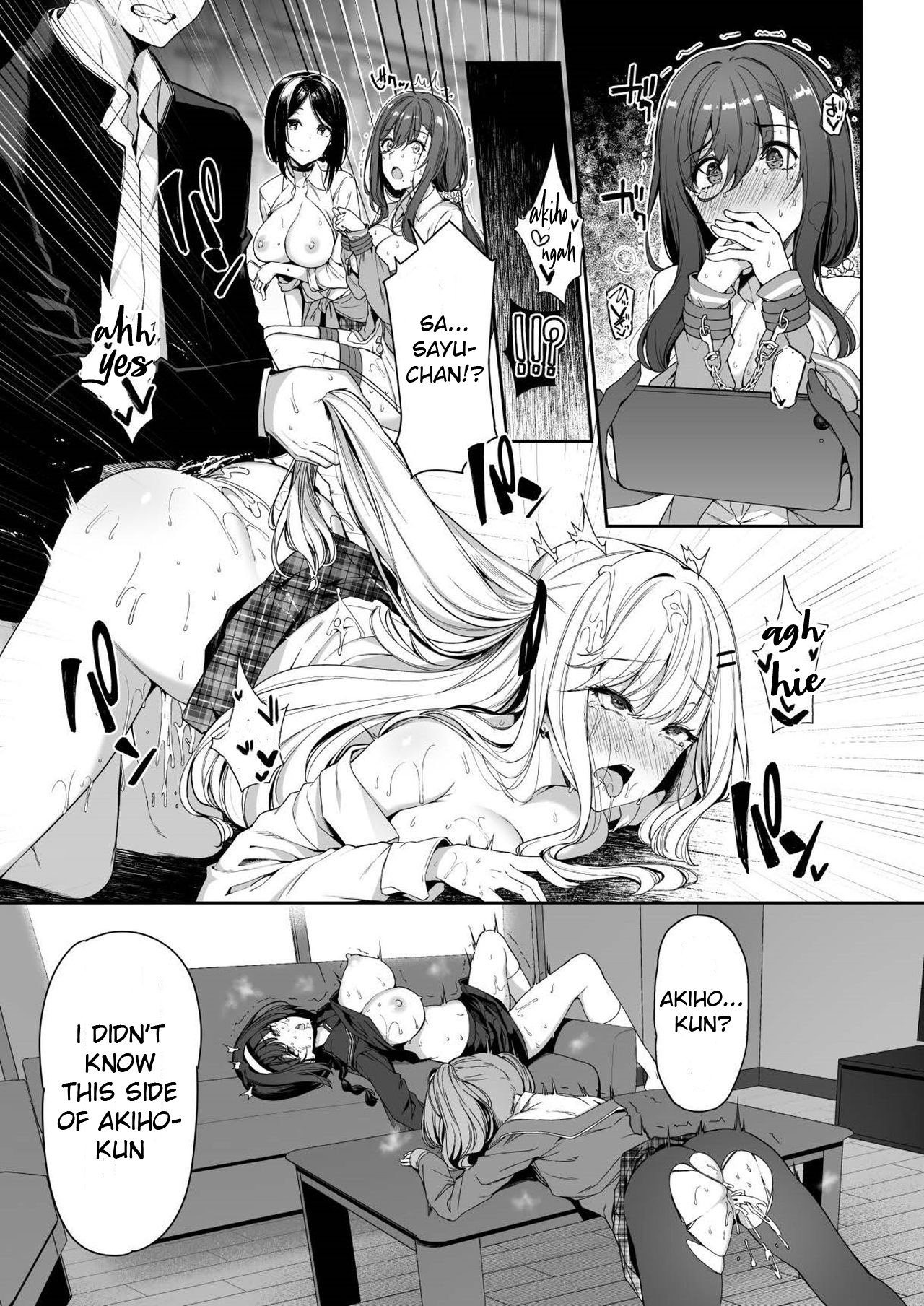 A story about a Yin-Yang couple doing SEX training with Yang gals [Kazakura] - Chapter 3 — Page 38