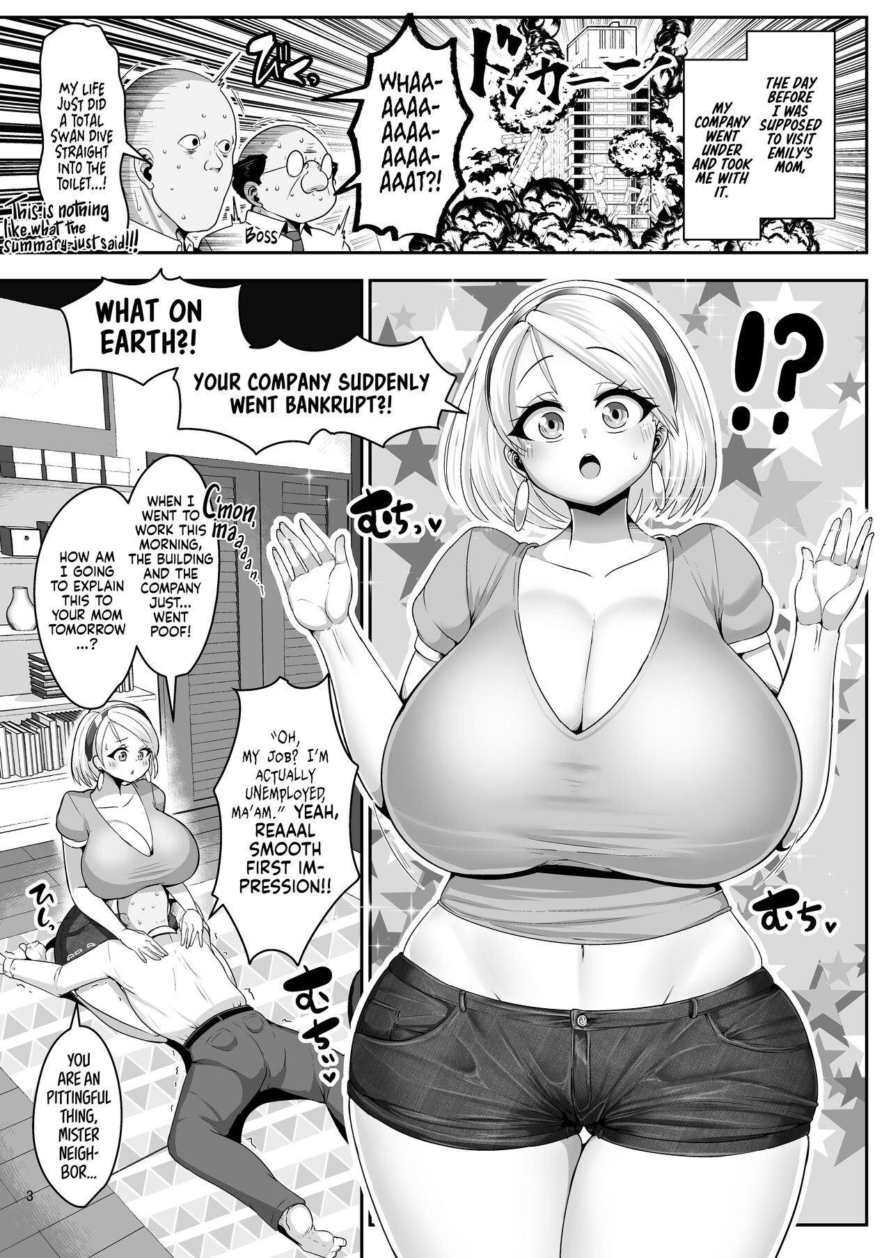 A White, Blonde, Sex-Crazed Exchange Student with Big Tits Moved in Next Door!! [Bukatsu] - Chapter 2 — Page 4