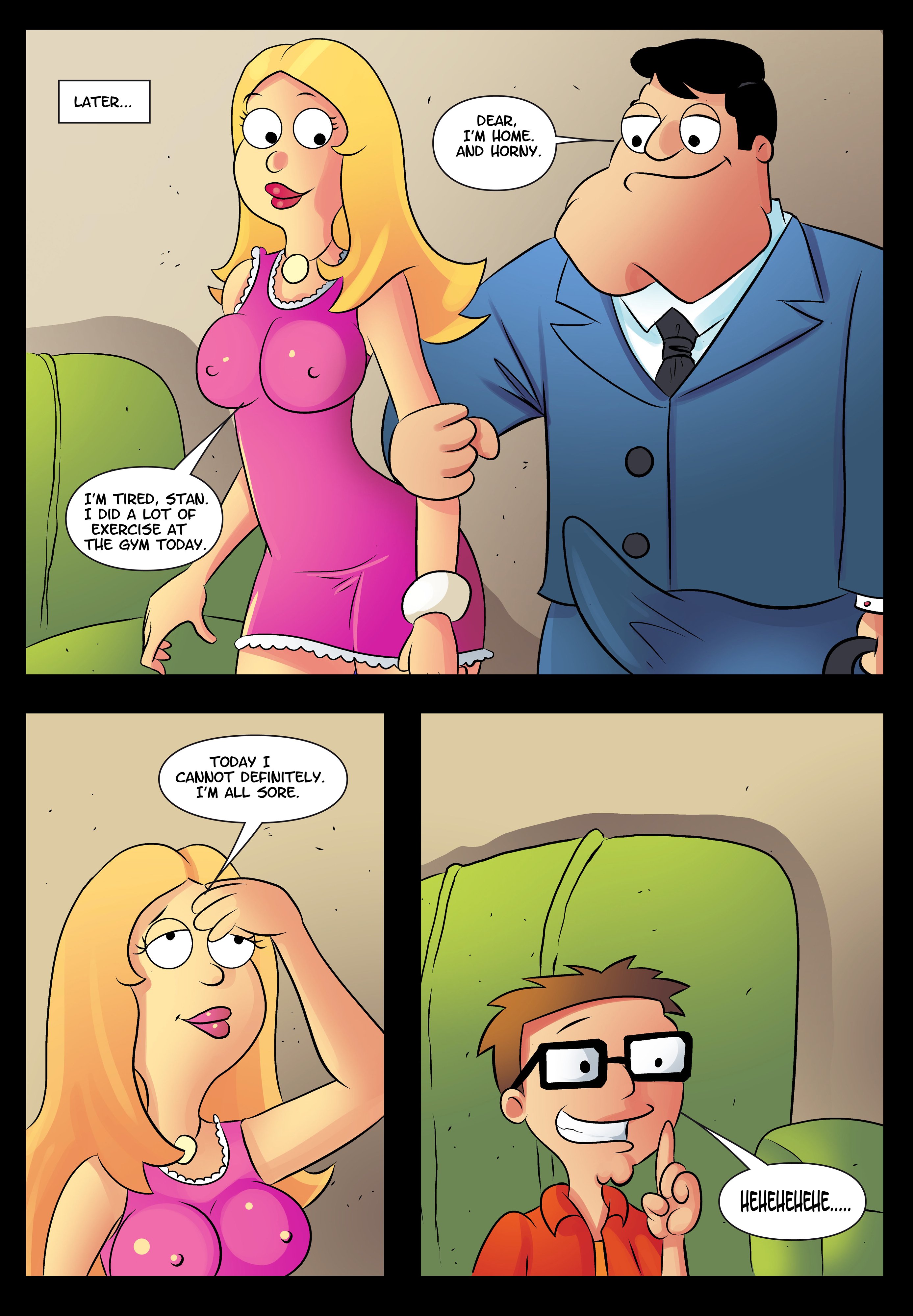 Steve and Francine (American Dad!) [Drawn-Sex] - Chapter 1 — Page 10
