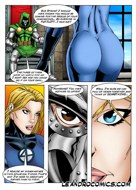 Only Invisible Woman can save the Fantastic Foursome from Dr. Doom! (Fantastic Four) [Leandro Comics] - Chapter 1 — Page 5