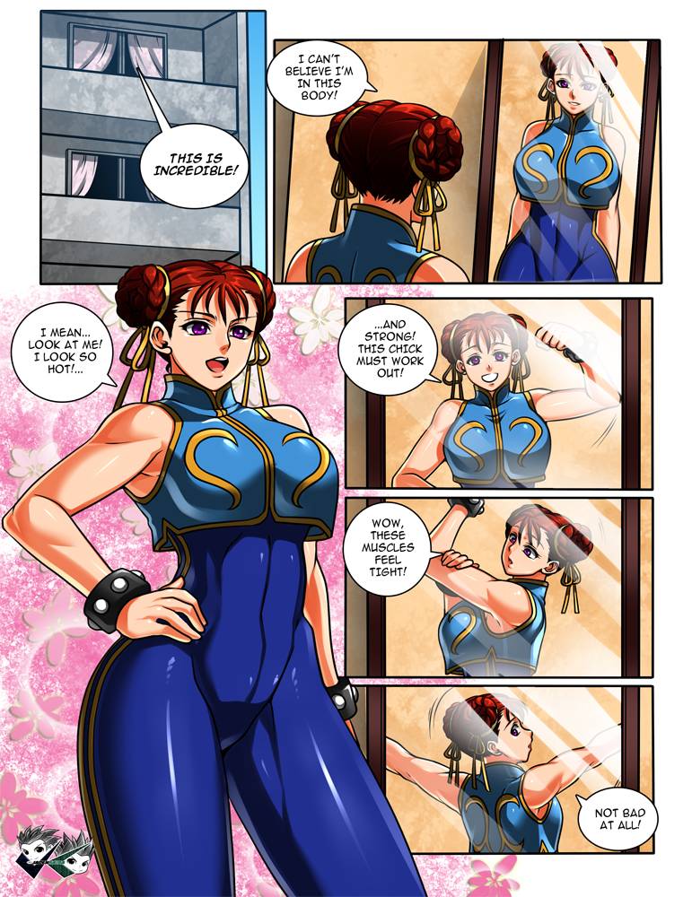 Chun-Li Body Swap (Street Fighter) [JadenKaiba] - Chapter 1 — Page 4