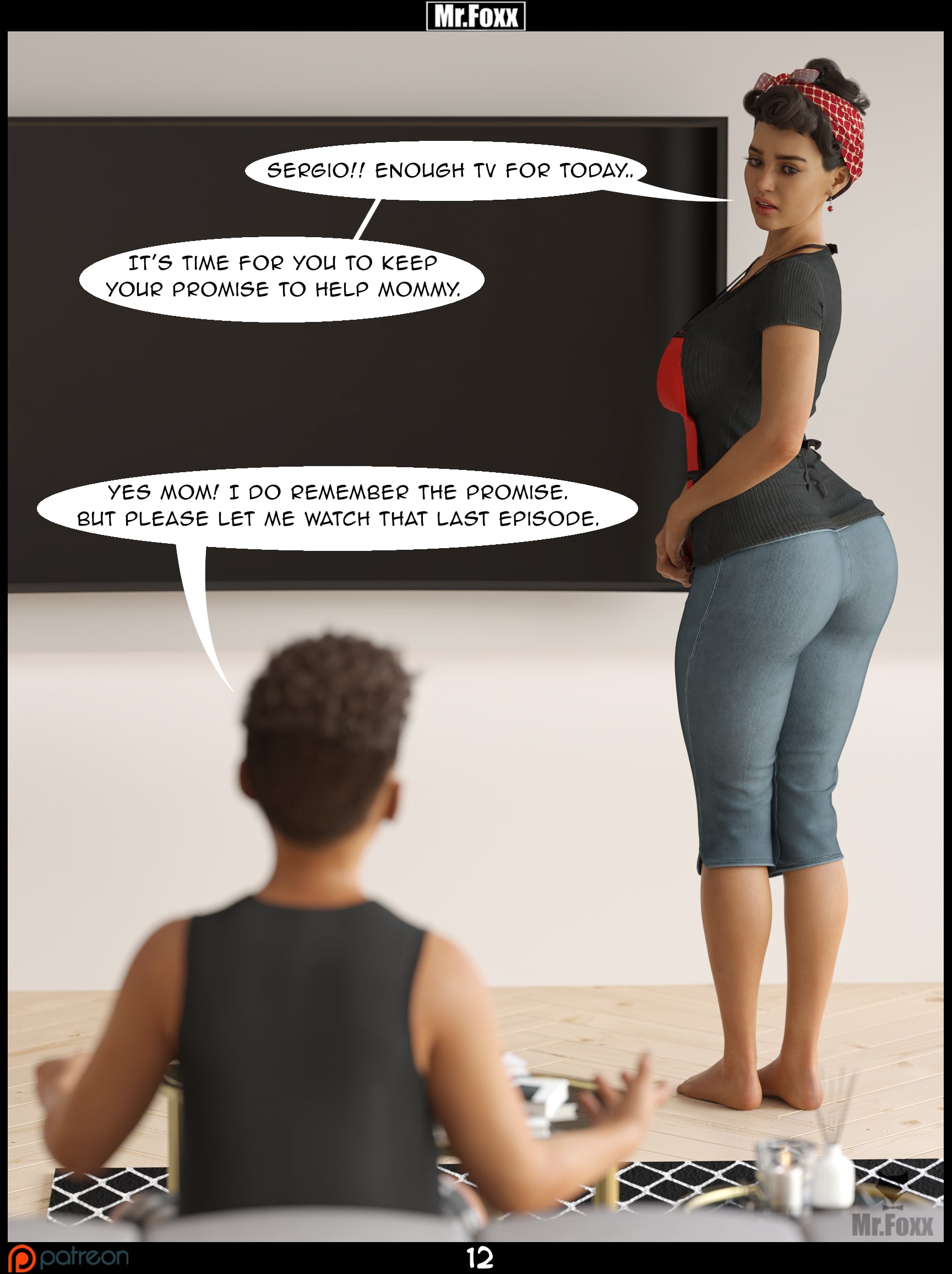 Chore Day [Mr.FOXX] - Chapter 1 — Page 13