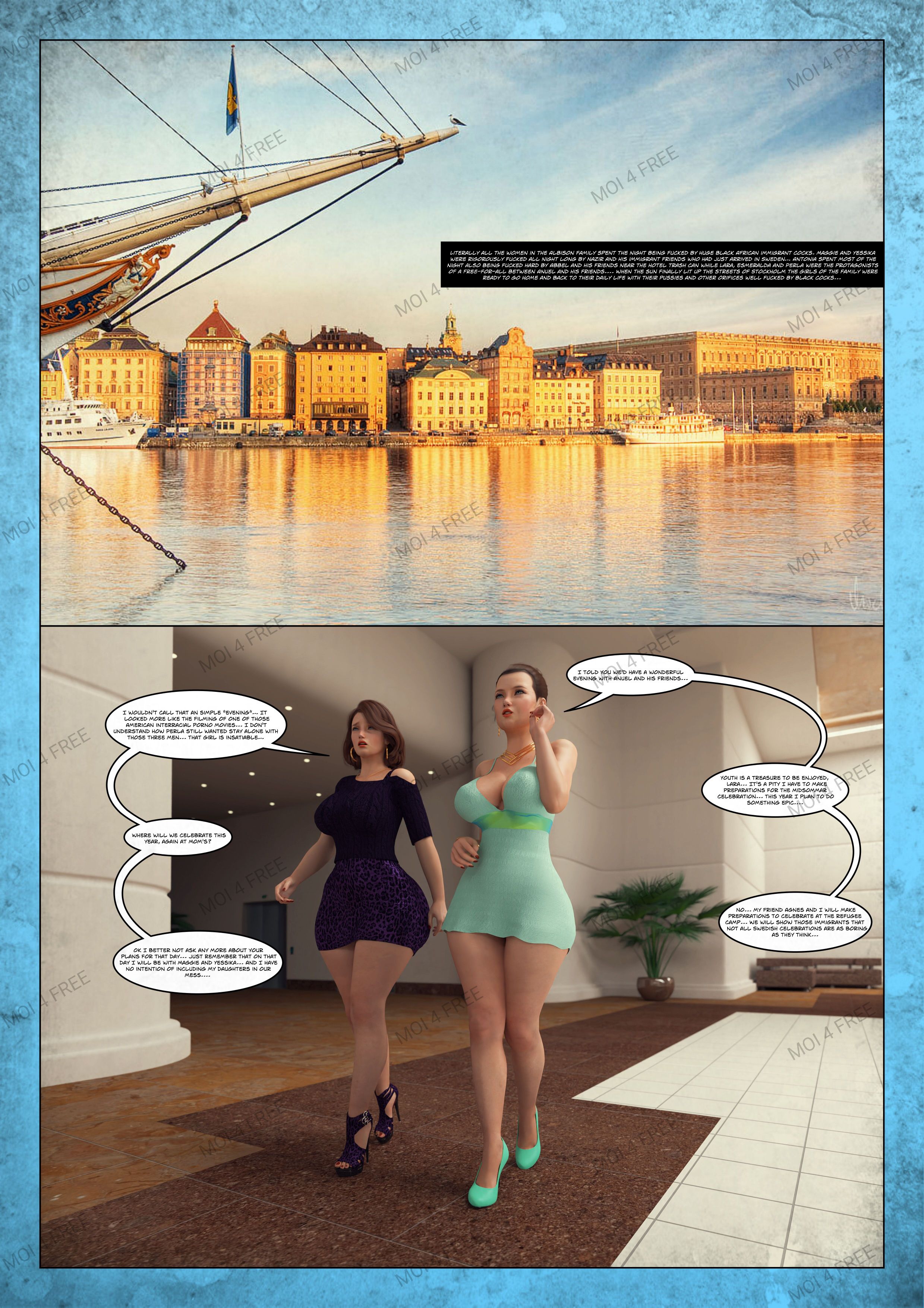 Lonely Swedish Wife [Moiarte3D] - Chapter 5 — Page 56