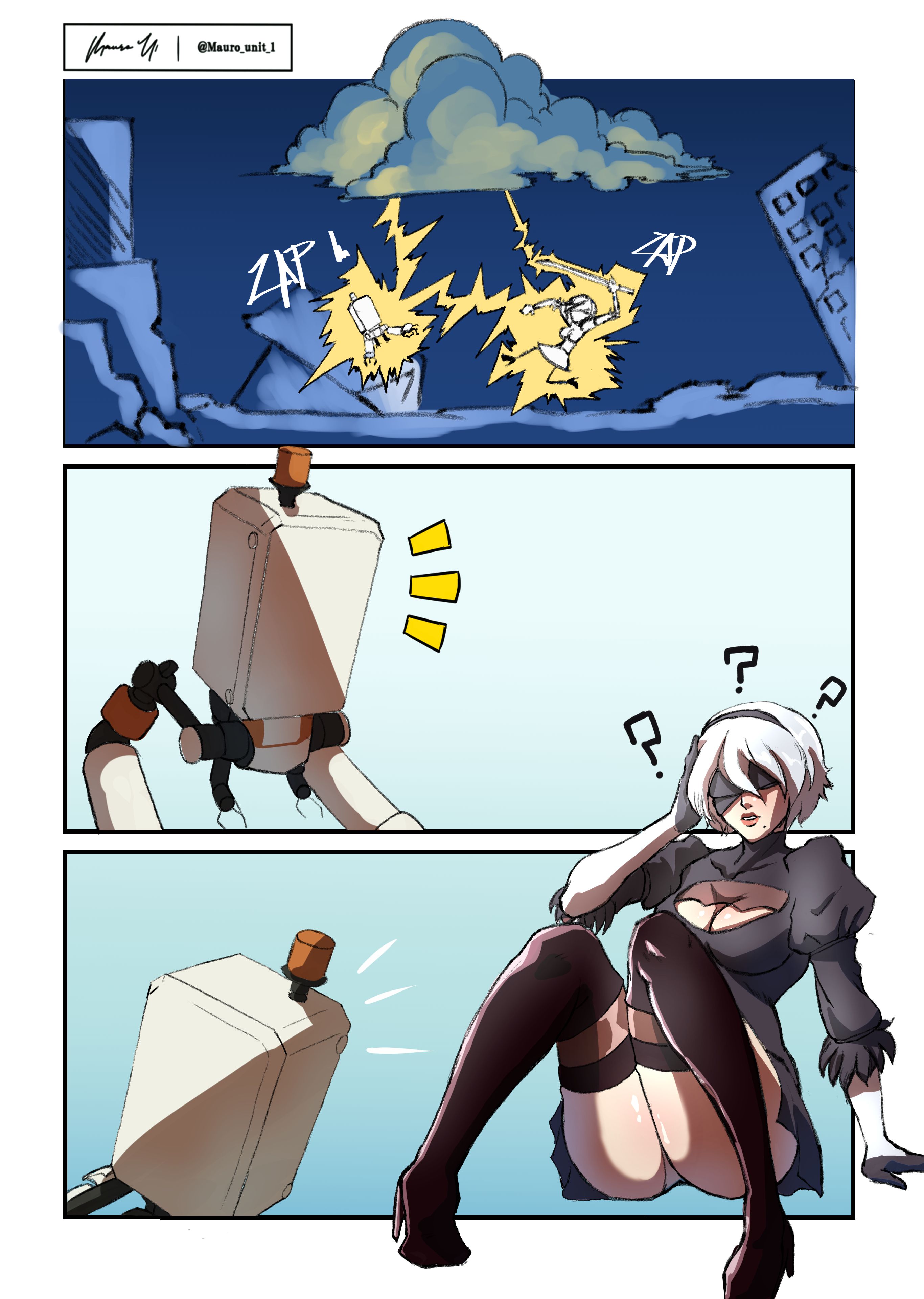 2B or not 2B (NieR:Automata) [TSFSingularity] - Chapter 1 — Page 5
