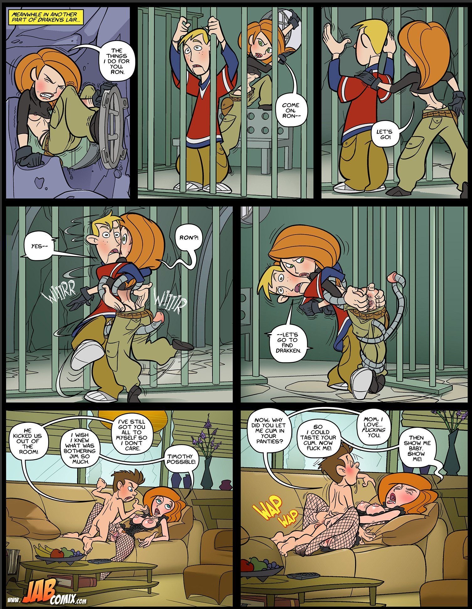 Fucking Possible (Kim Possible) [JABComix] - Chapter 2 — Page 7