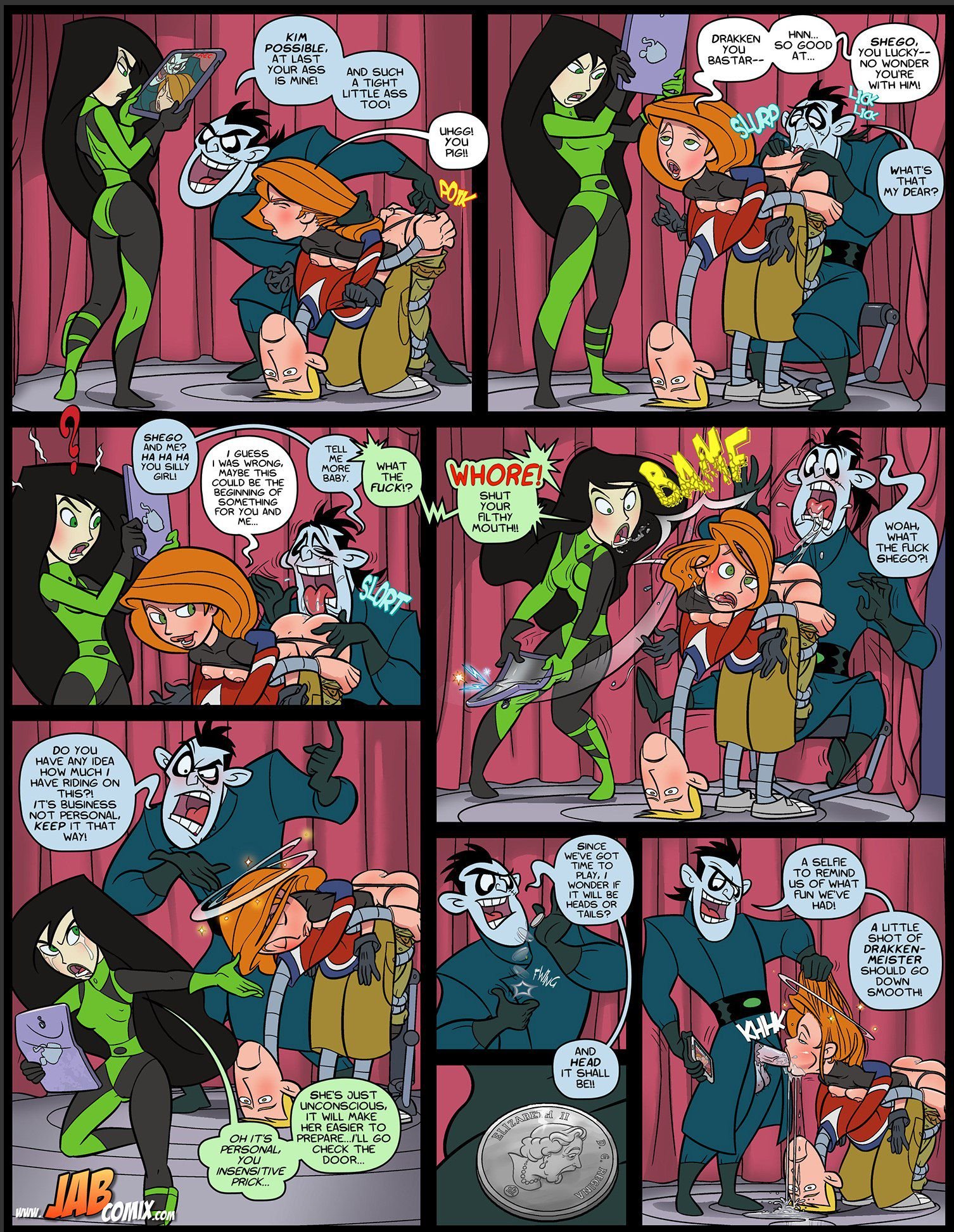 Fucking Possible (Kim Possible) [JABComix] - Chapter 2 — Page 9