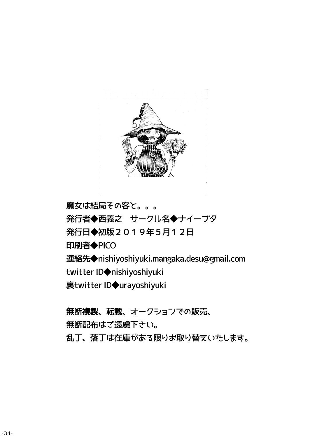 The Witch Ended Up… [Nishi Yoshiyuki] - Chapter 1 — Page 33