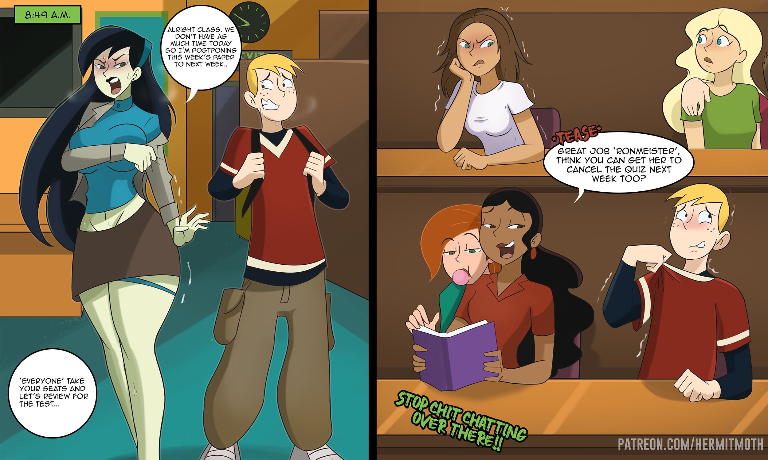 Ms. Go is Late to Class (Kim Possible) [Hermit Moth] - Chapter 1 — Page 4