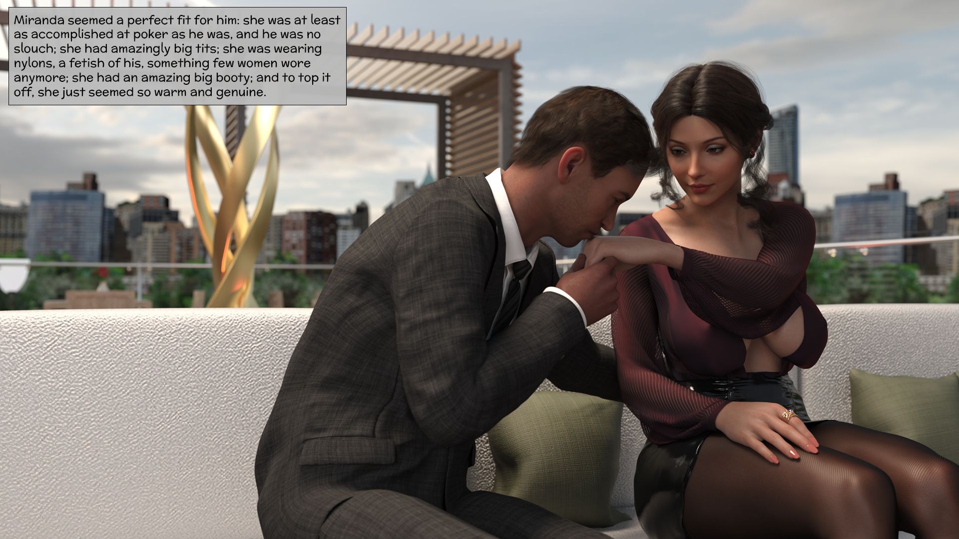 Their Nylon Fetish [Kizaru3D] - Chapter 1 — Page 4