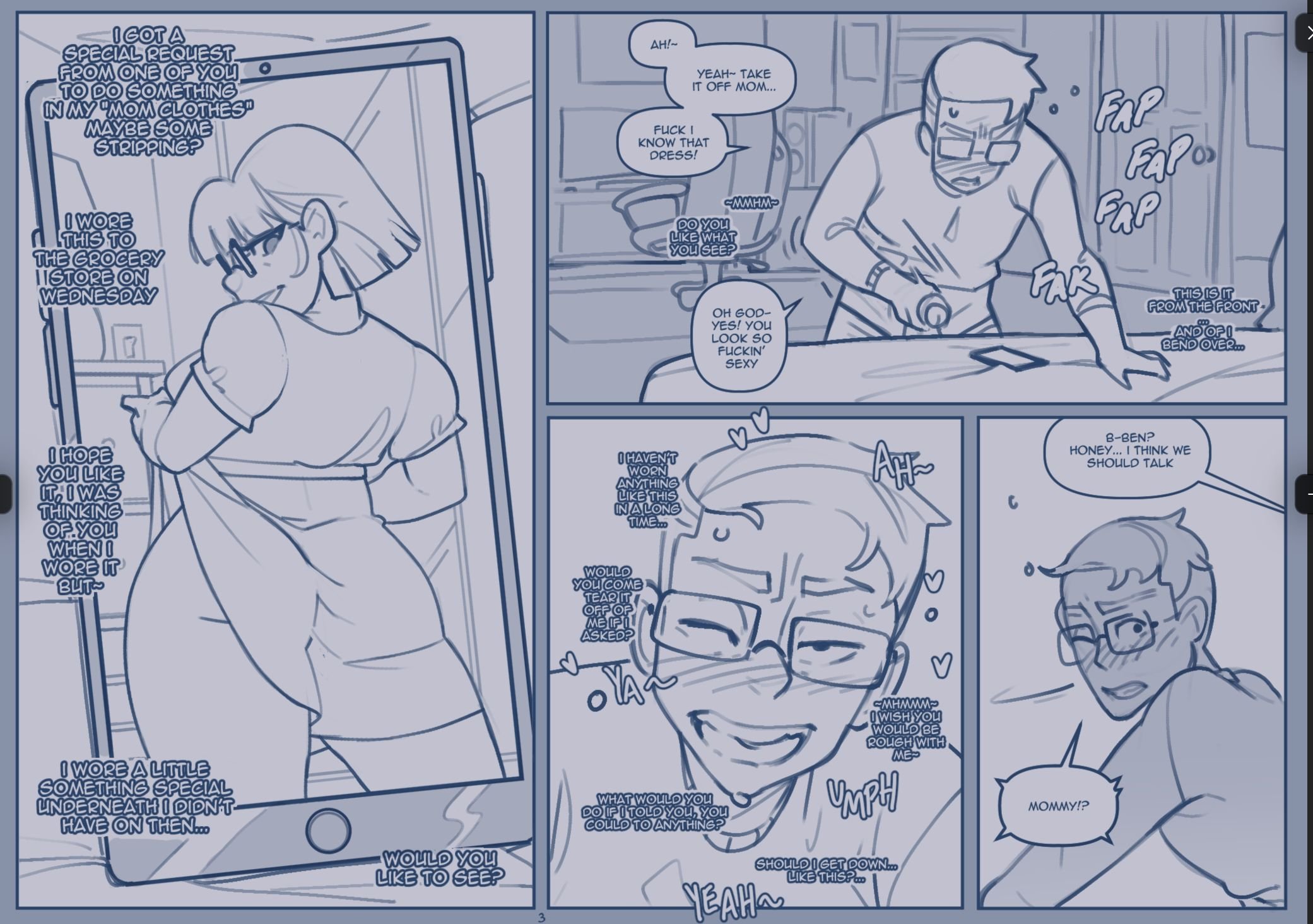 Son Finds Mom Online [NotEnoughMilk] - Chapter 1 — Page 4