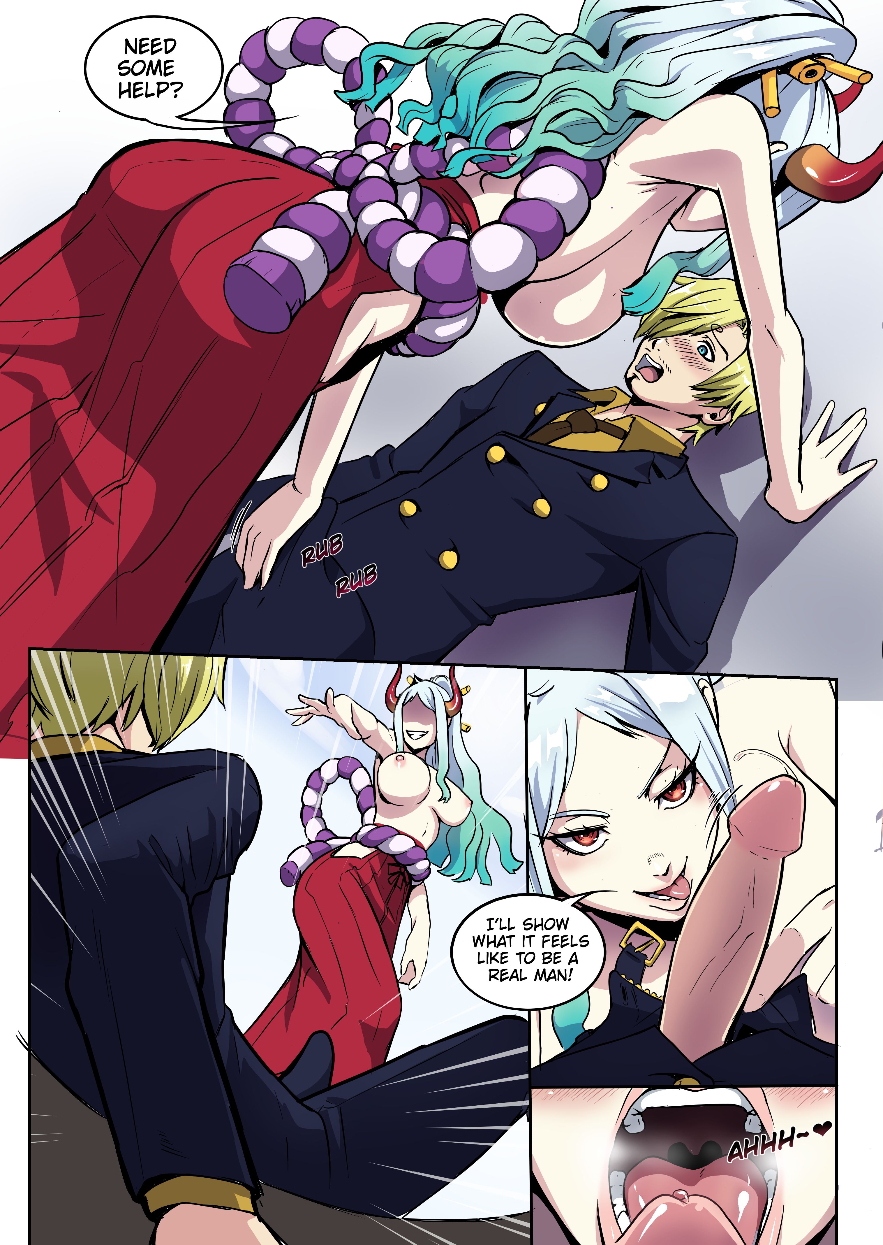 Shambles at the Crew (One Piece) [TSFSingularity , SugoiHero] - Chapter 1 — Page 4