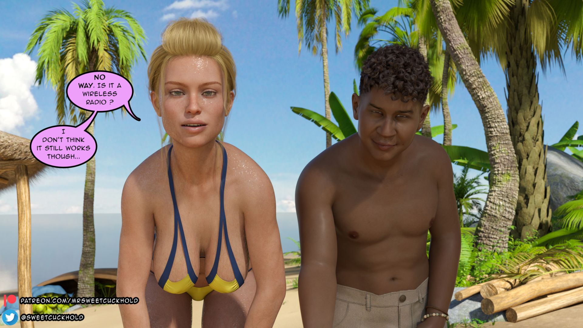 Uninhabited Island [Mr.SweetCuckhold] - Chapter 1 — Page 44