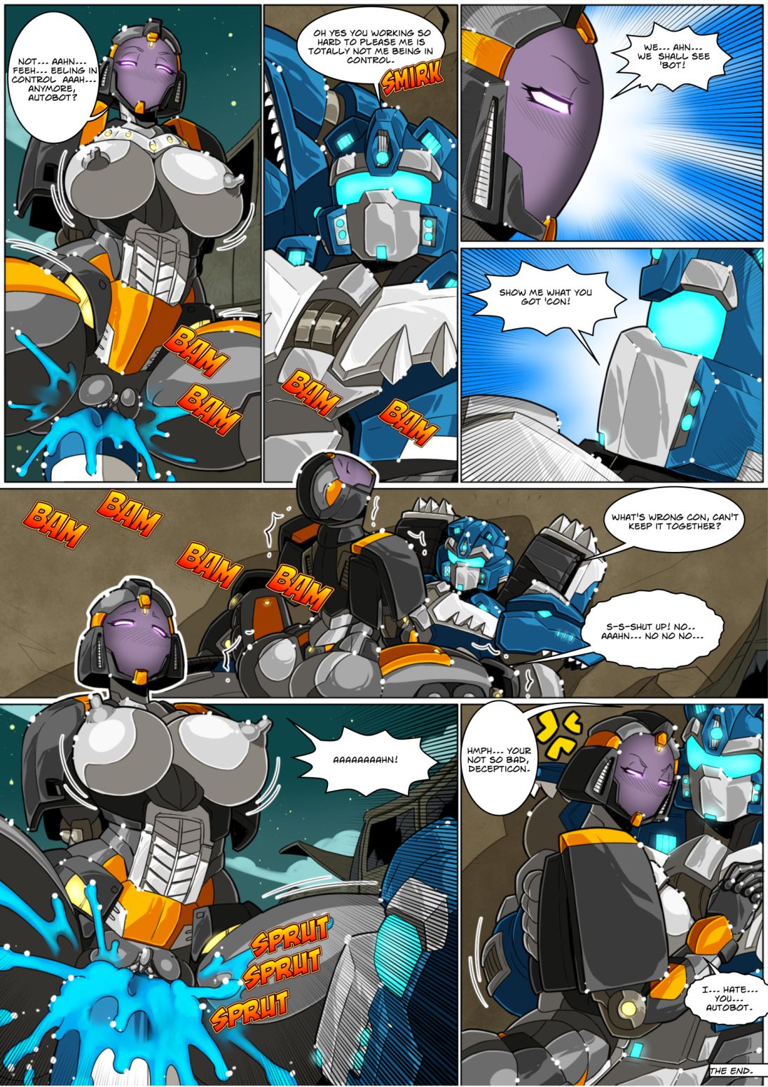 Black Betty vs FrostBites (Transformers) [MAD-Project] - Chapter 1 — Page 5