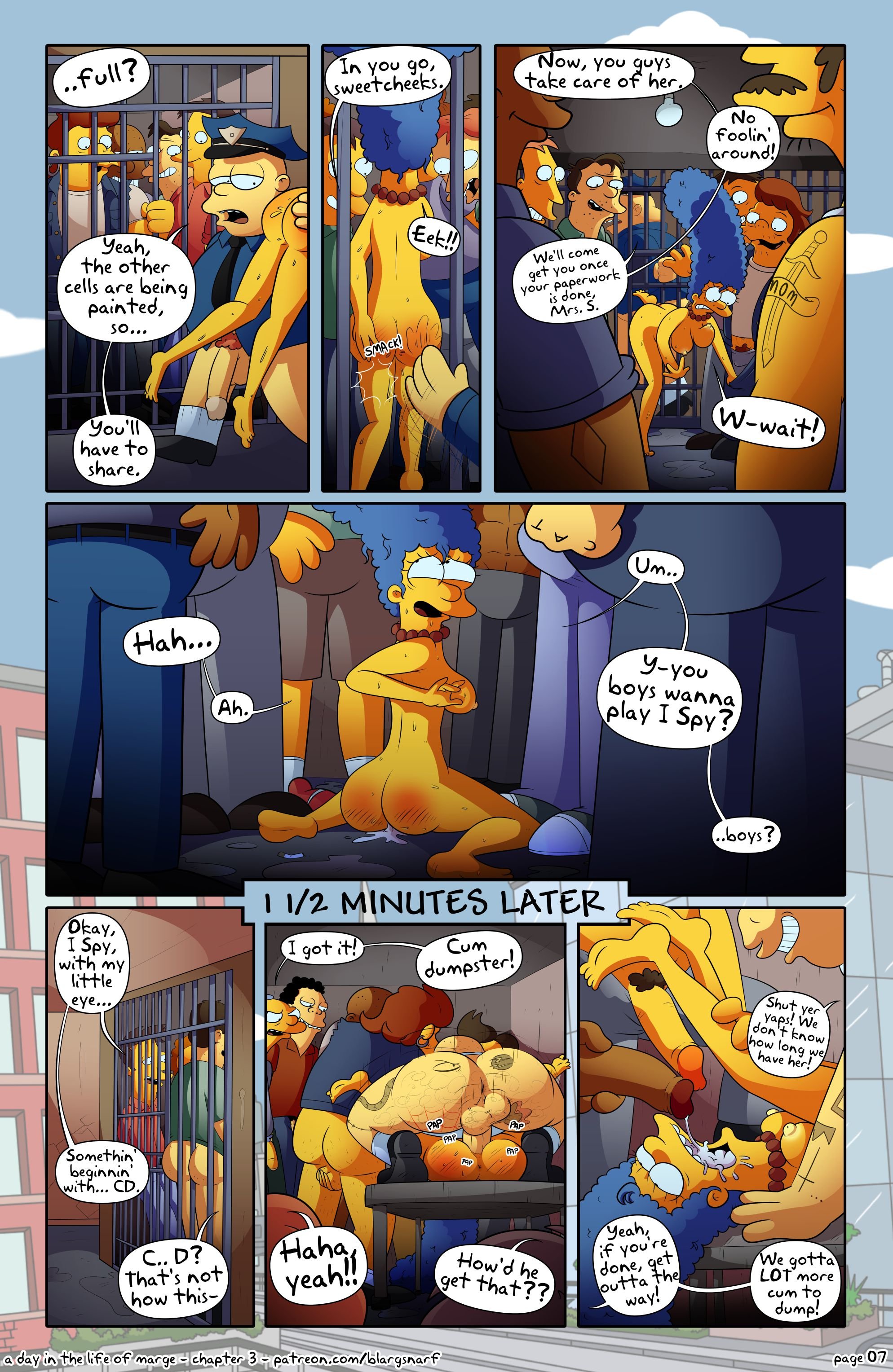 A Day in the Life of Marge (The Simpsons) [Blargsnarf] - Chapter 3 — Page 7