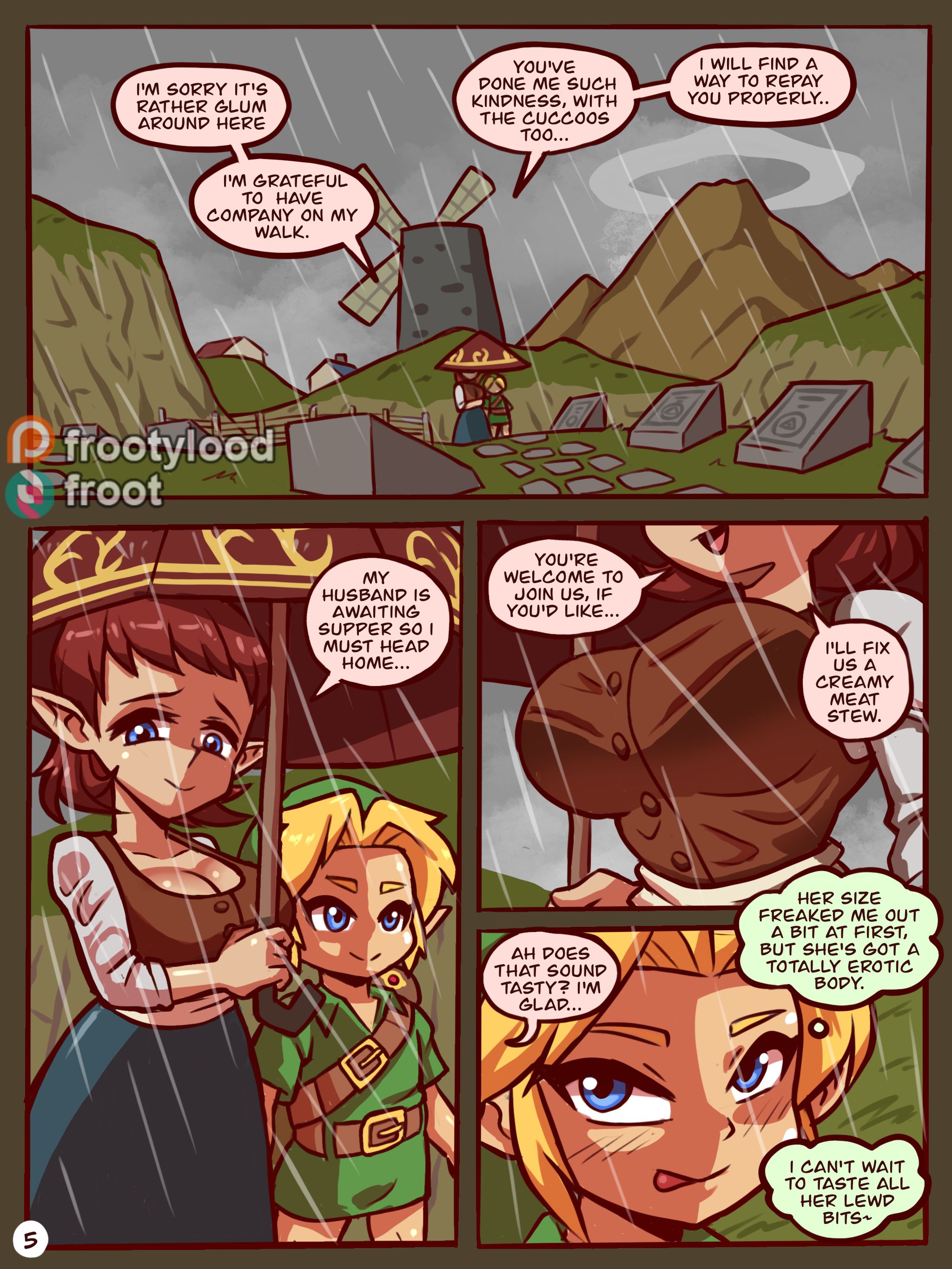 Orgasms of Time (The Legend of Zelda) [Mossy Froot] - Chapter 1 — Page 5