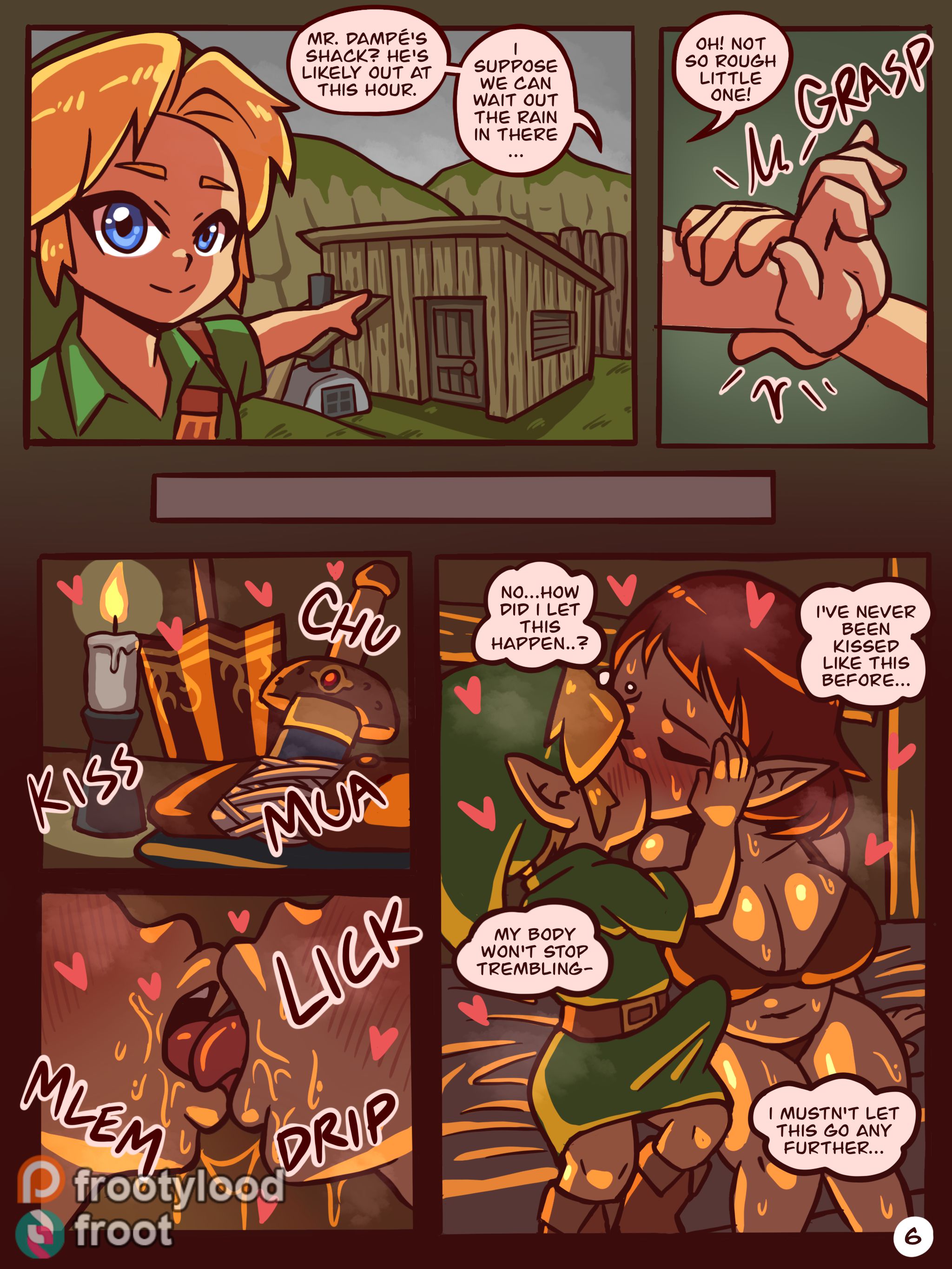 Orgasms of Time (The Legend of Zelda) [Mossy Froot] - Chapter 1 — Page 6