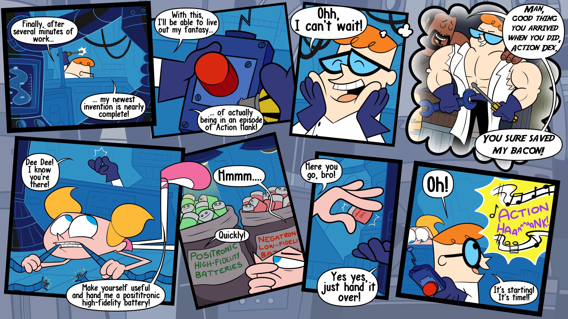 Action Skank (Dexter’s Laboratory) [Blargsnarf] - Chapter 1 — Page 7