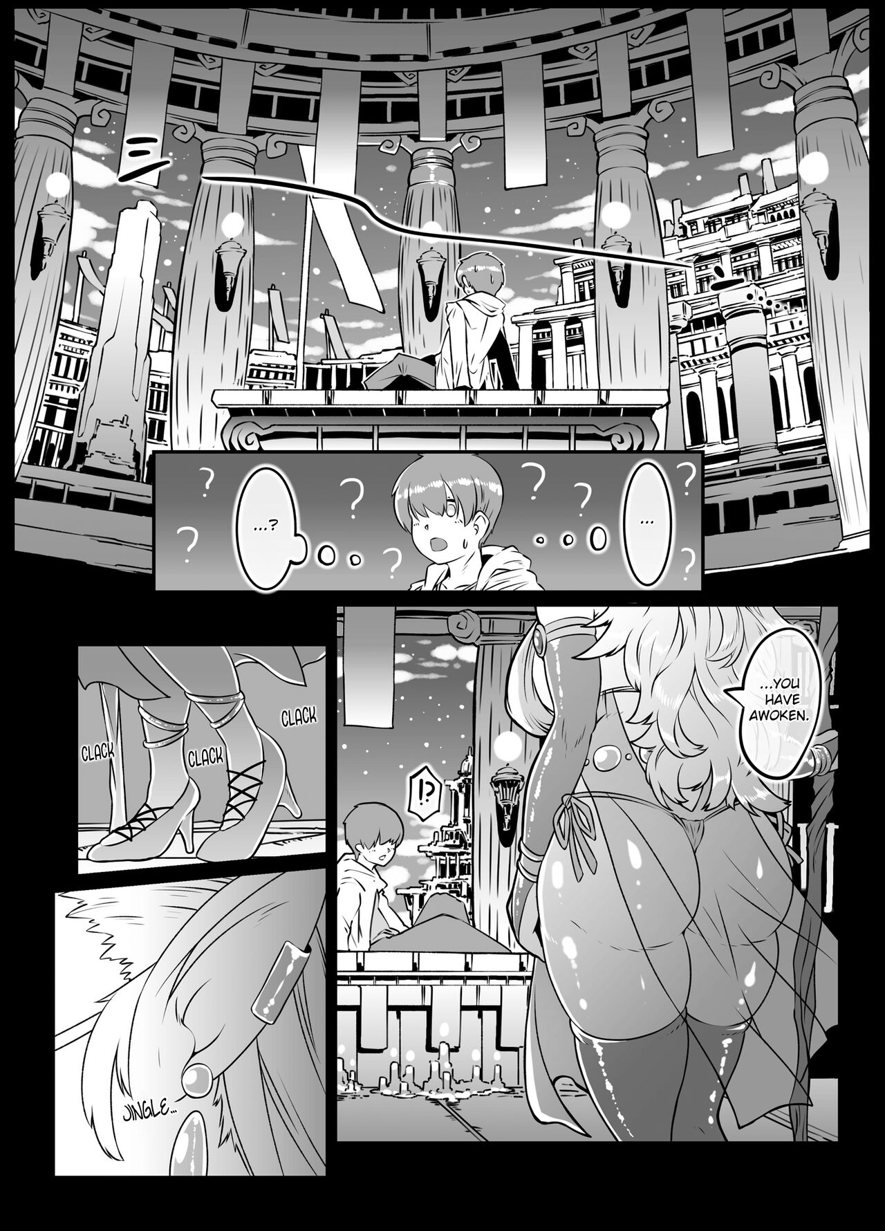 Virgin Boy who has Passionate Sex with the Goddess Responsible for their Reincarnation into Another World [Andojing] - Chapter 1 — Page 6