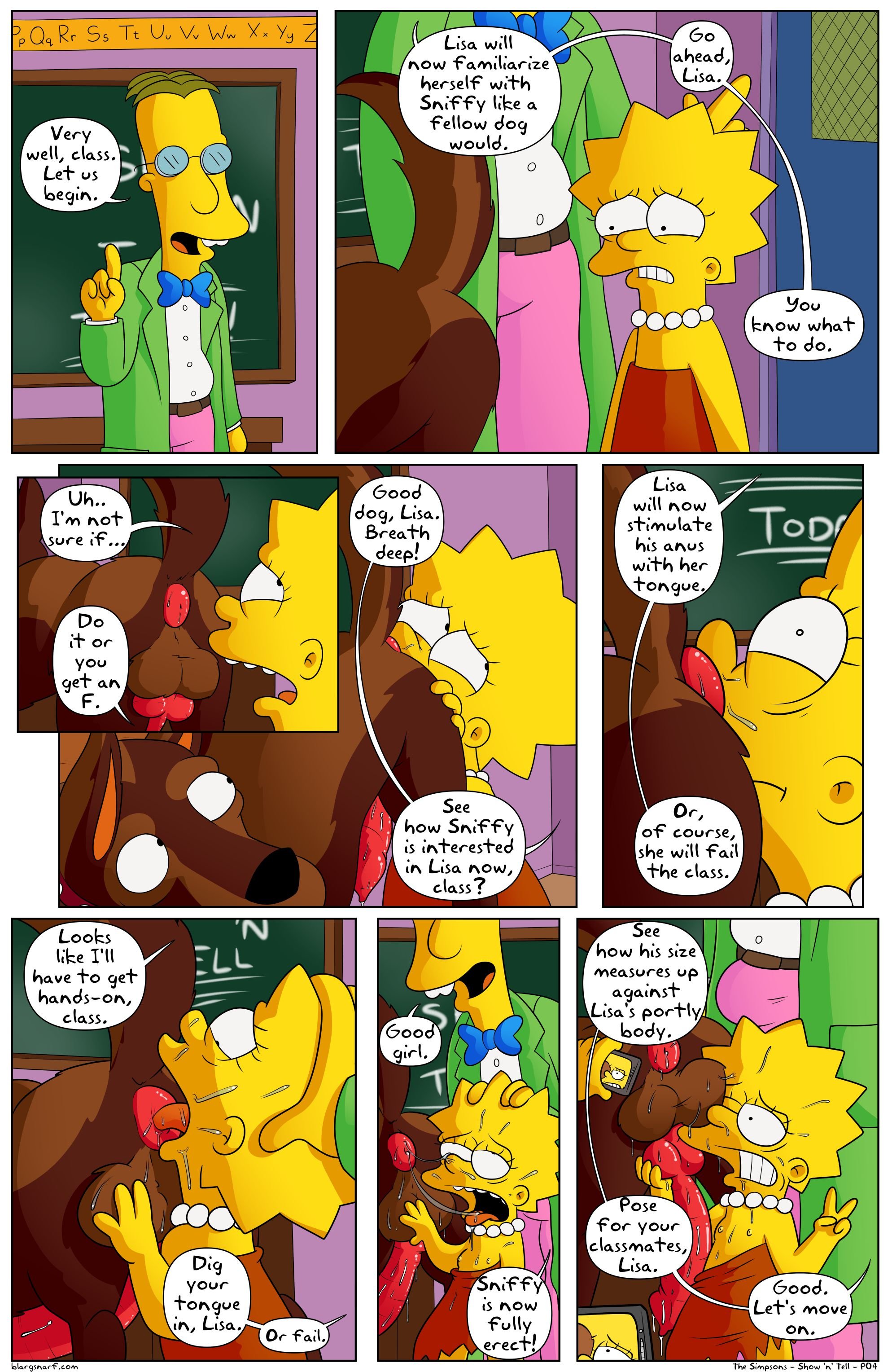 Show’n Tell (The Simpsons) [Blargsnarf] - Chapter 1 — Page 5