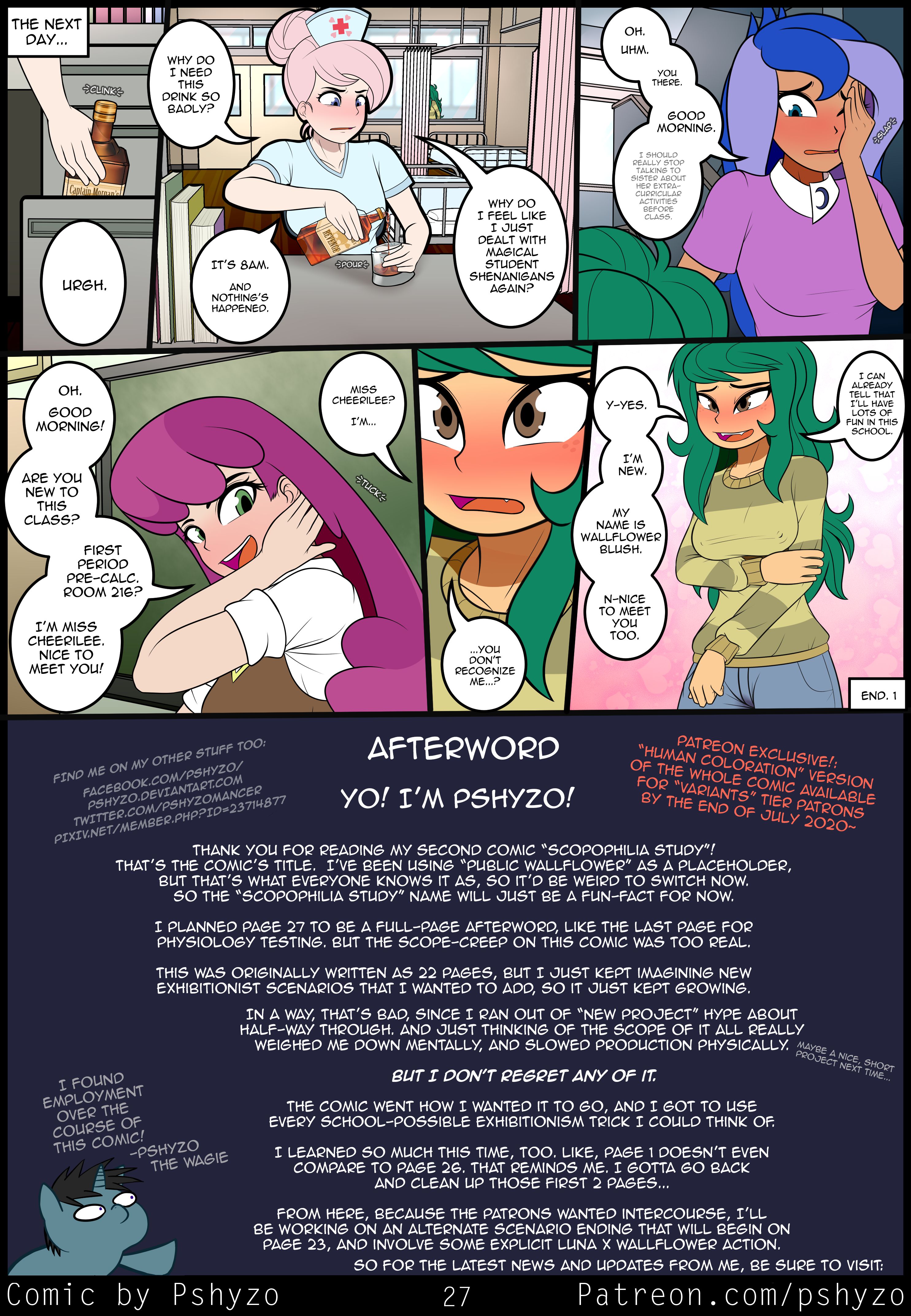 Scopophilia Study (My Little Pony – Equestria Girls) [Pshyzo] - Chapter 1.5 — Page 28