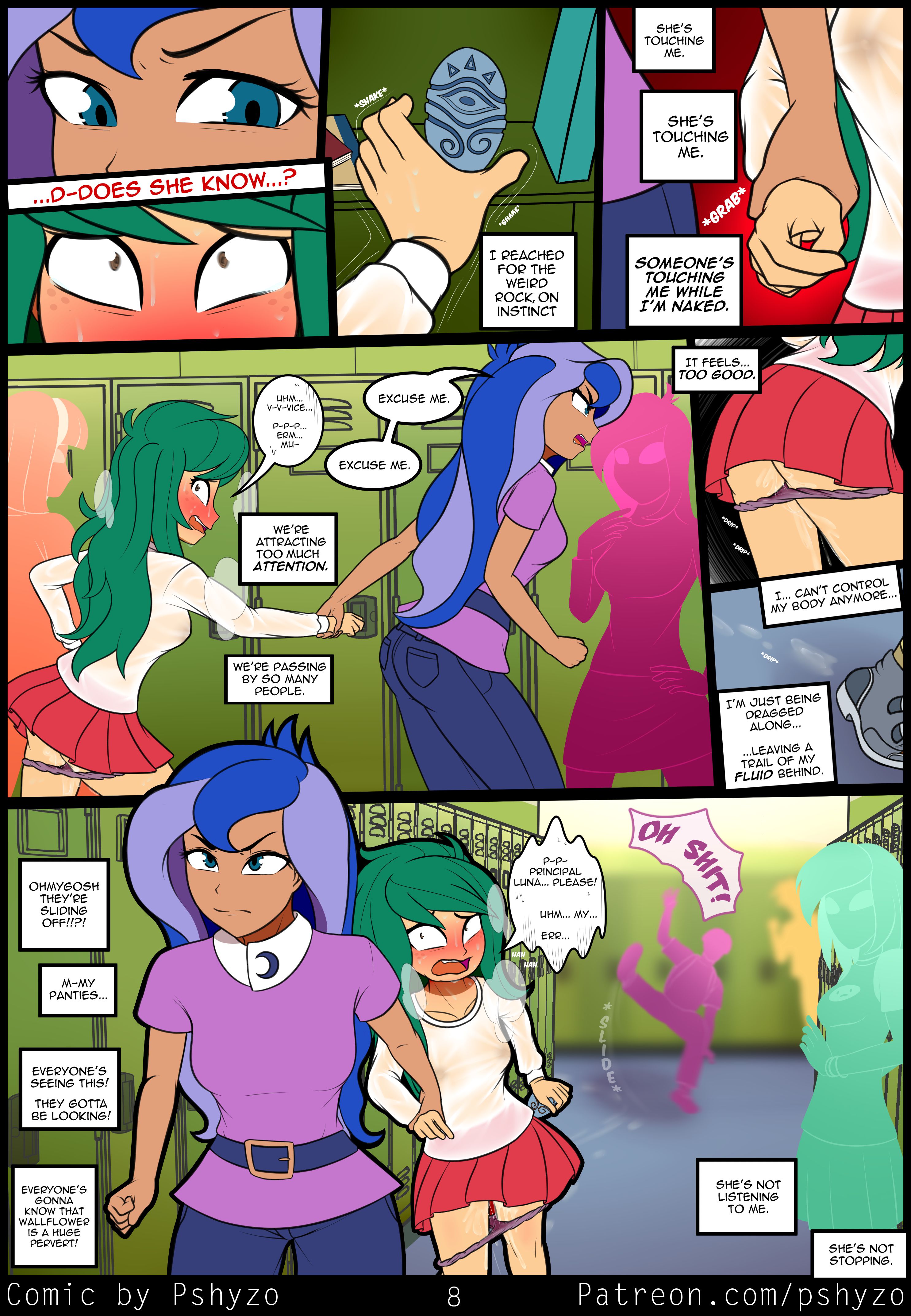 Scopophilia Study (My Little Pony – Equestria Girls) [Pshyzo] - Chapter 1.5 — Page 9